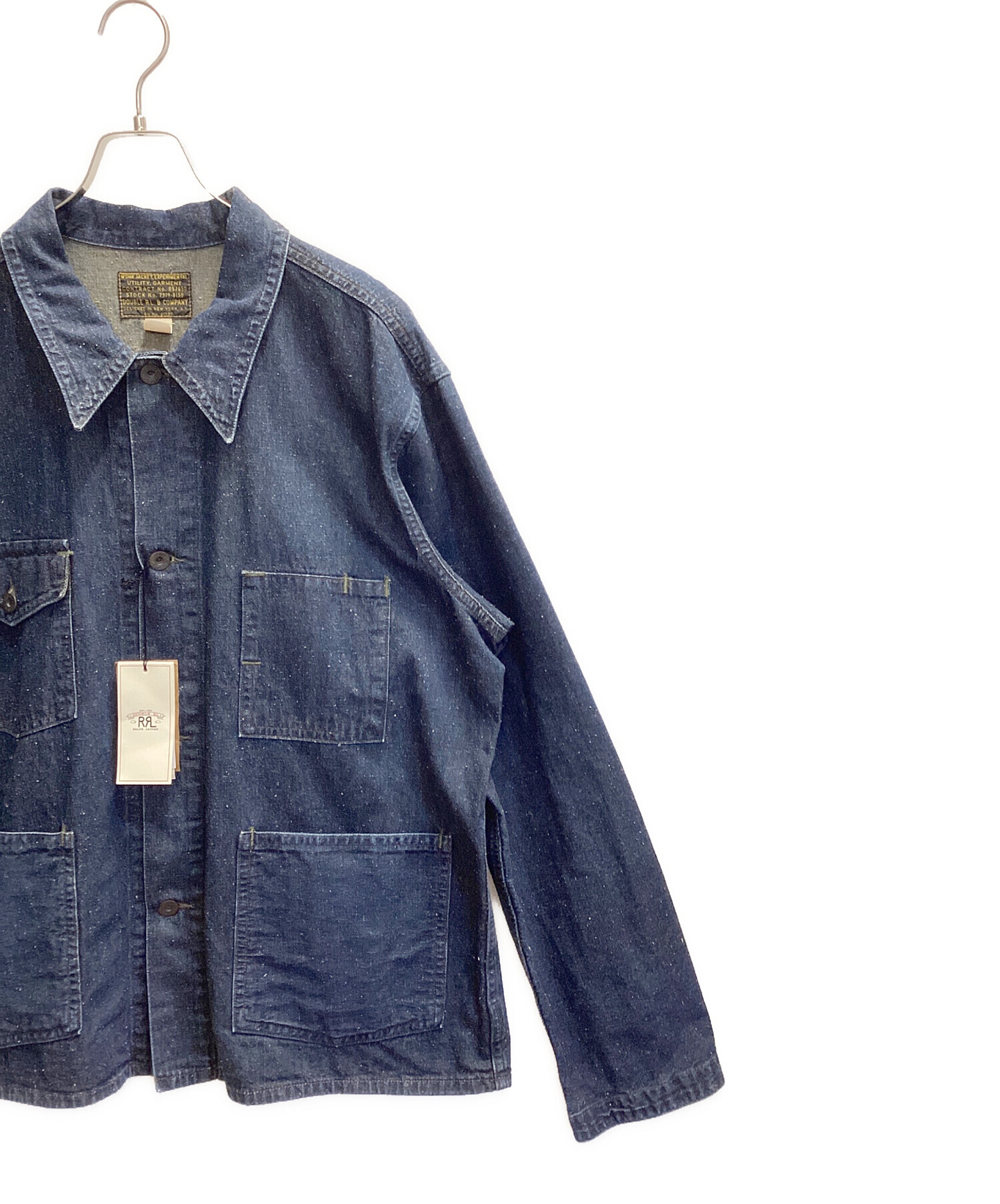 中古・古着通販】RRL (ダブルアールエル) スラブデニムカバーオール