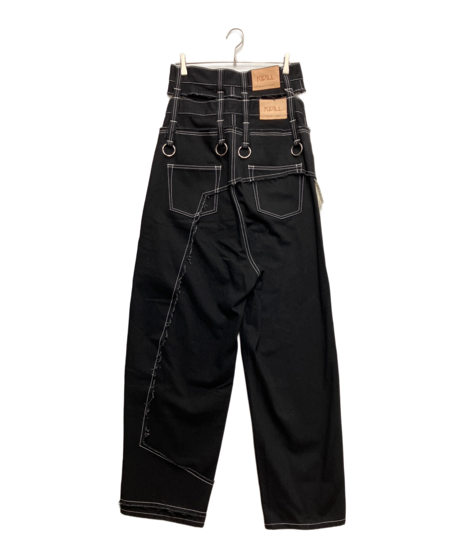 KIDILL ボンテージドッキングデニム 中古・古着通販】KIDILL (キディル) ドッキングデストロイデニム