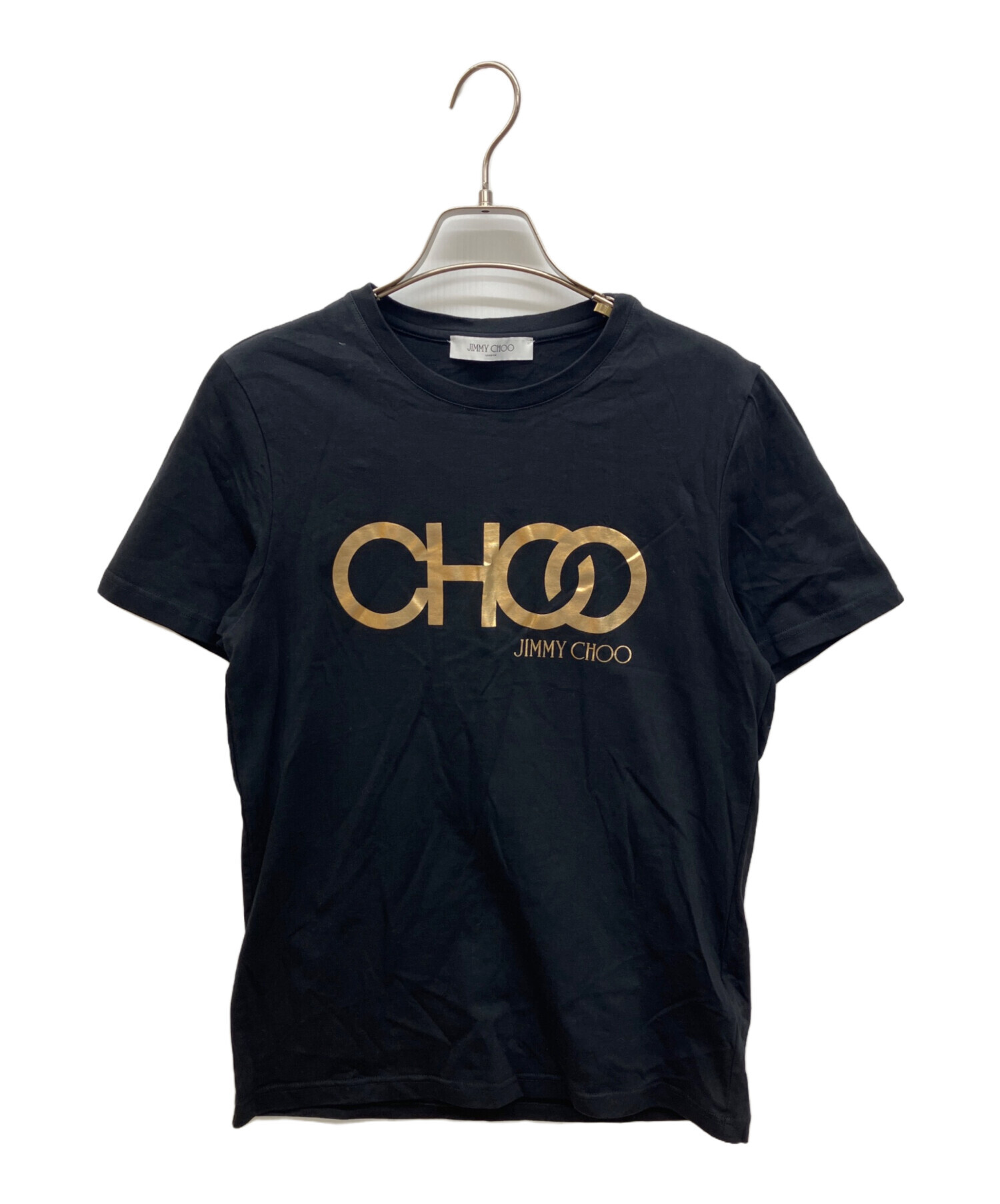 中古・古着通販】JIMMY CHOO (ジミーチュウ) 半袖Tシャツ ブラック 
