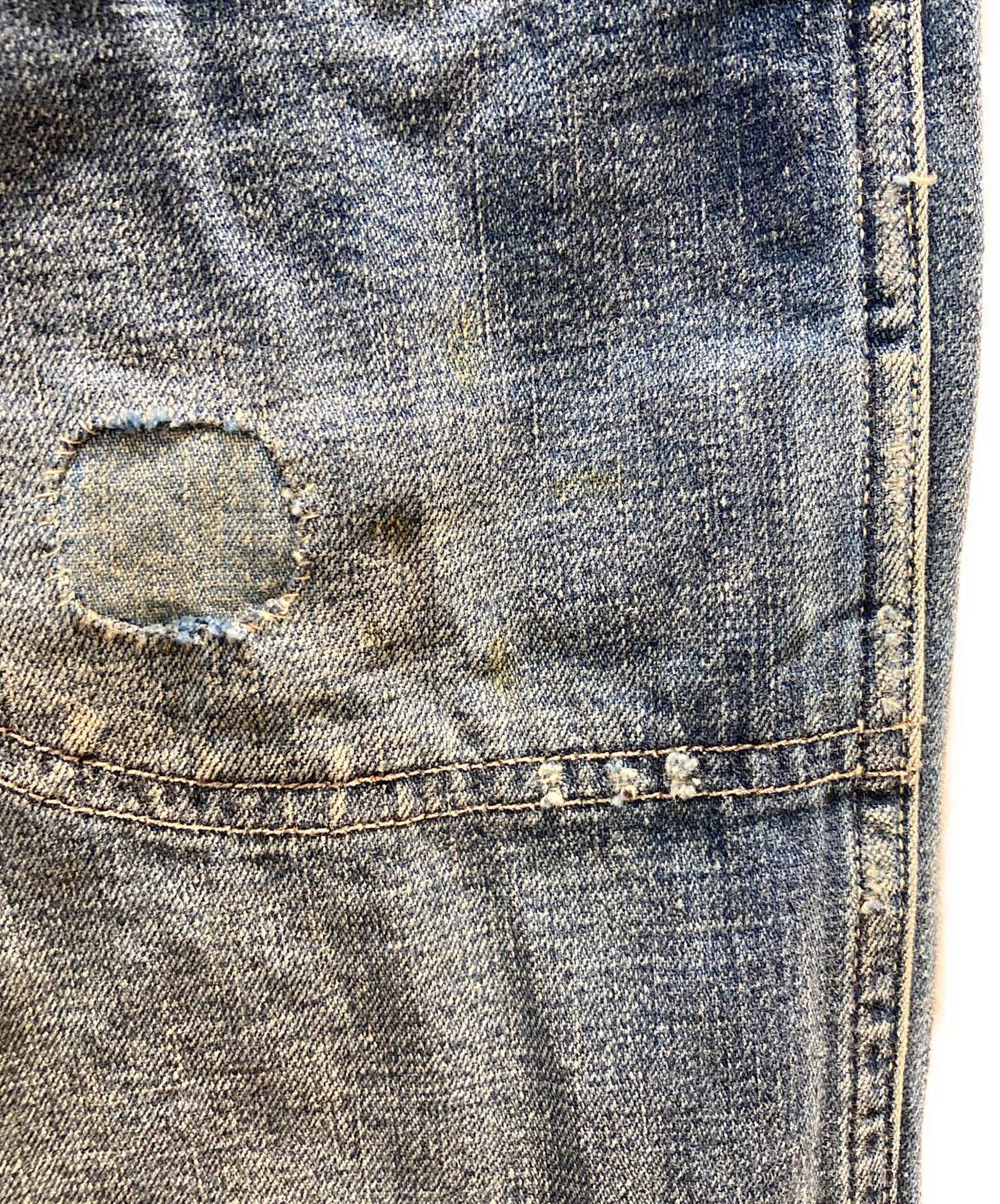 中古・古着通販】RRL (ダブルアールエル) リペア加工ペインターデニム