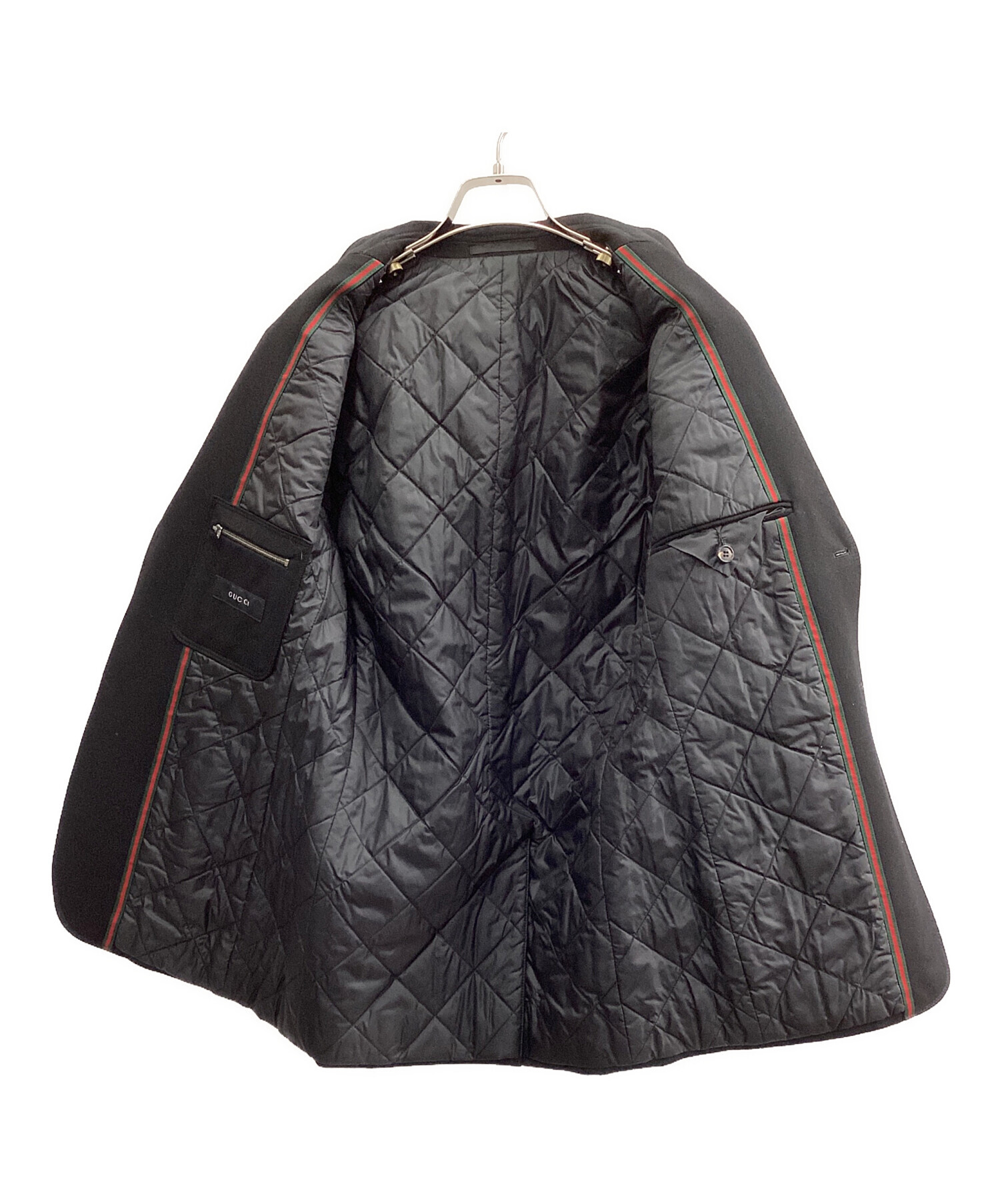 中古・古着通販】GUCCI (グッチ) シェリーライン裏キルティング