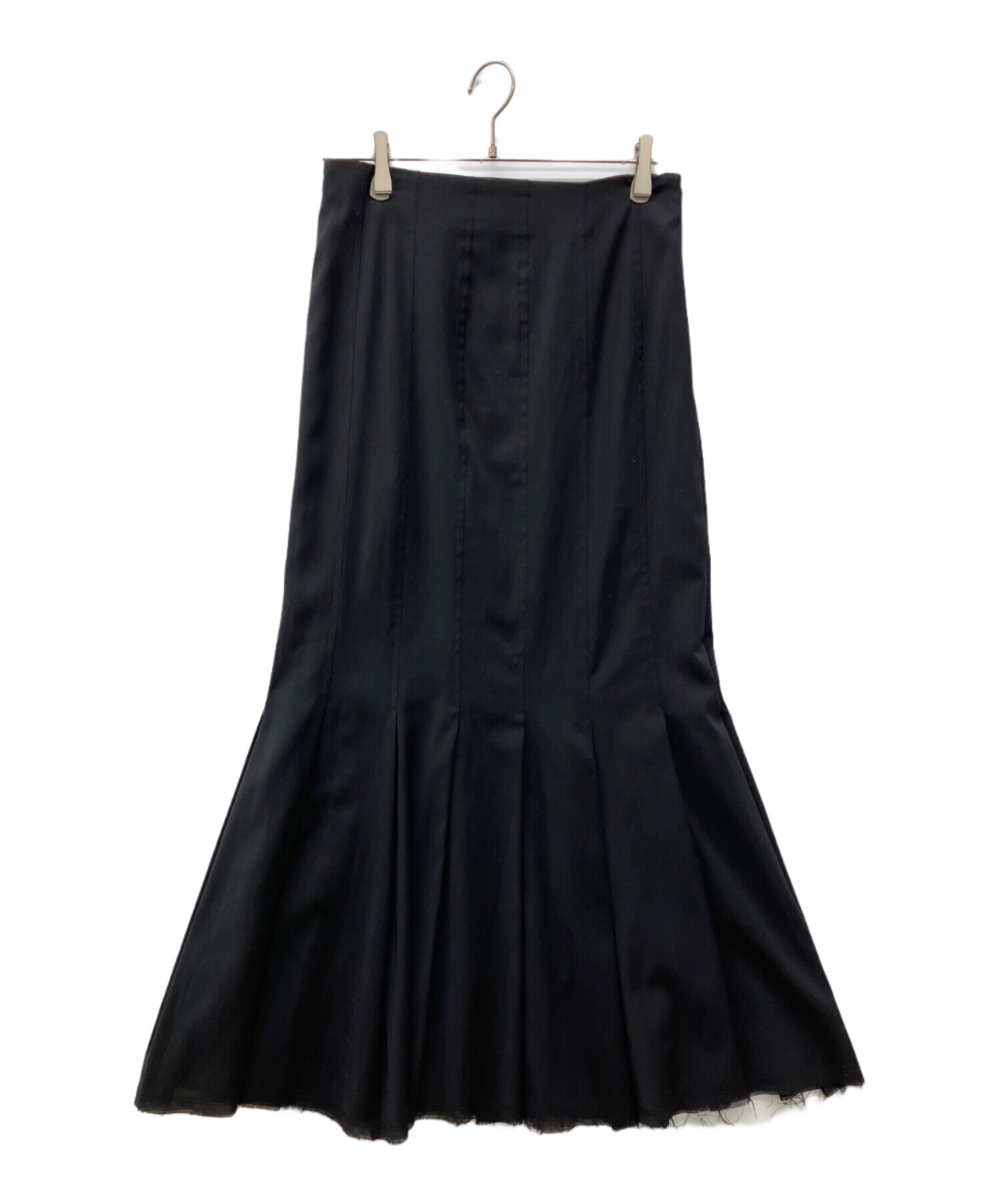 中古・古着通販】CLANE (クラネ) PLEATS MERMAID SKIRT ブラック