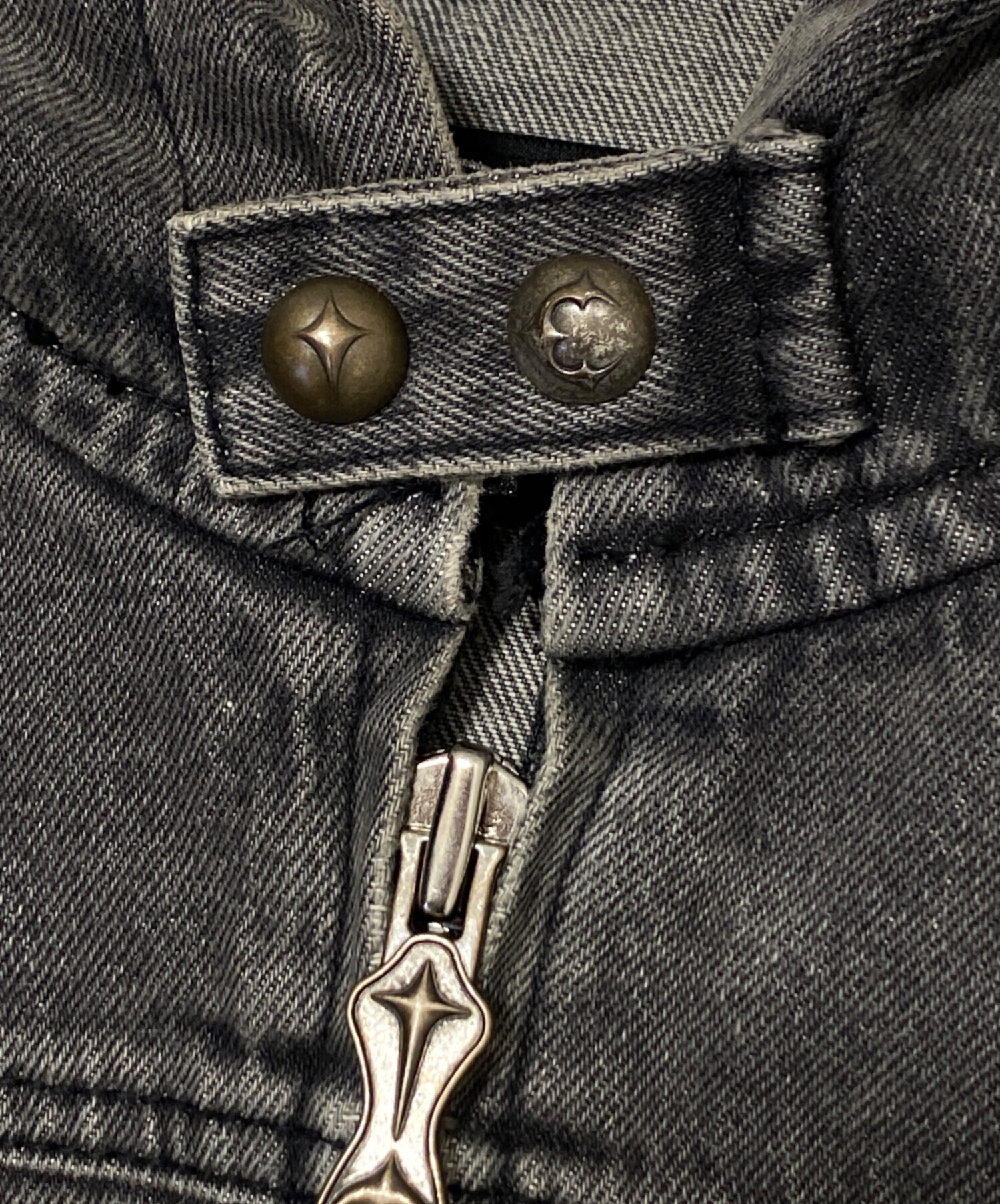 中古・古着通販】THUG CLUB (サグ クラブ) Rover Denim Zip-Up Hoodie 