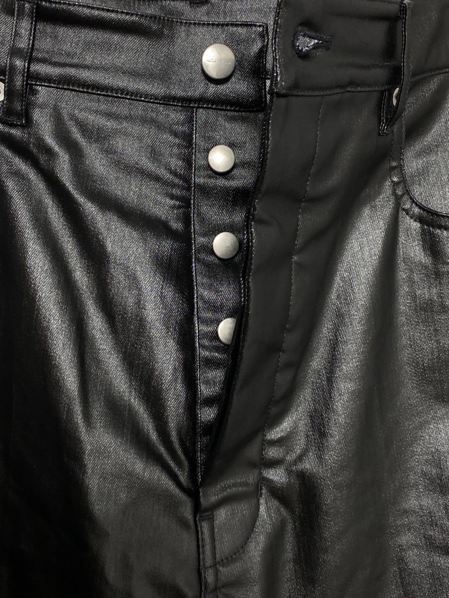 中古・古着通販】RICK OWENS (リックオウエンス) Geth Jeans ブラック