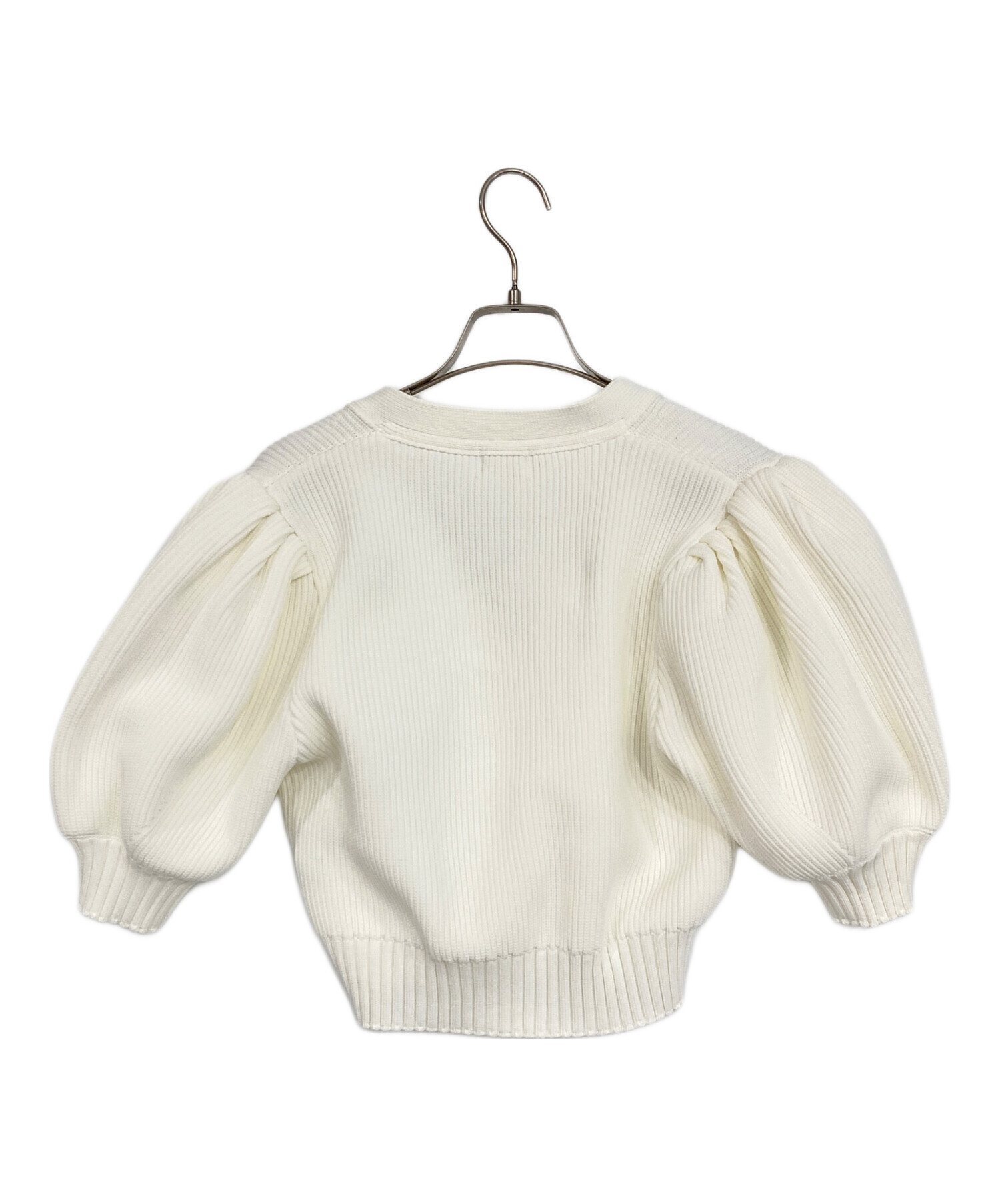 中古・古着通販】cygne (シーニュ) ポワンカーディガン ホワイト