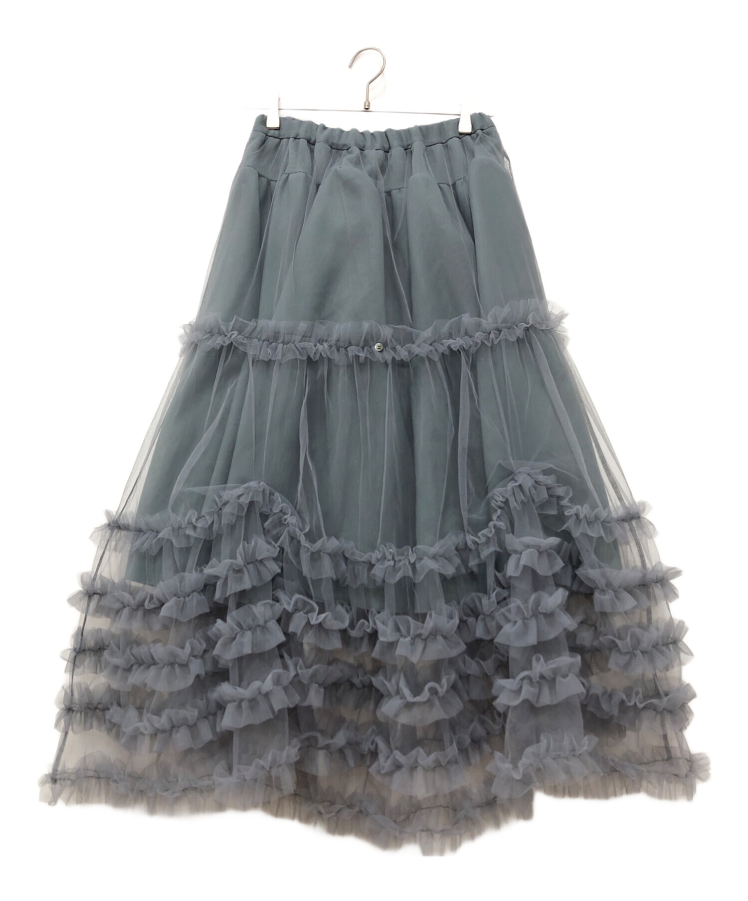 ロージーモンスター　クレイジーオーガンジースカート　ブラック ロージーモンスター クレイジーオーガンジースカート ブラック