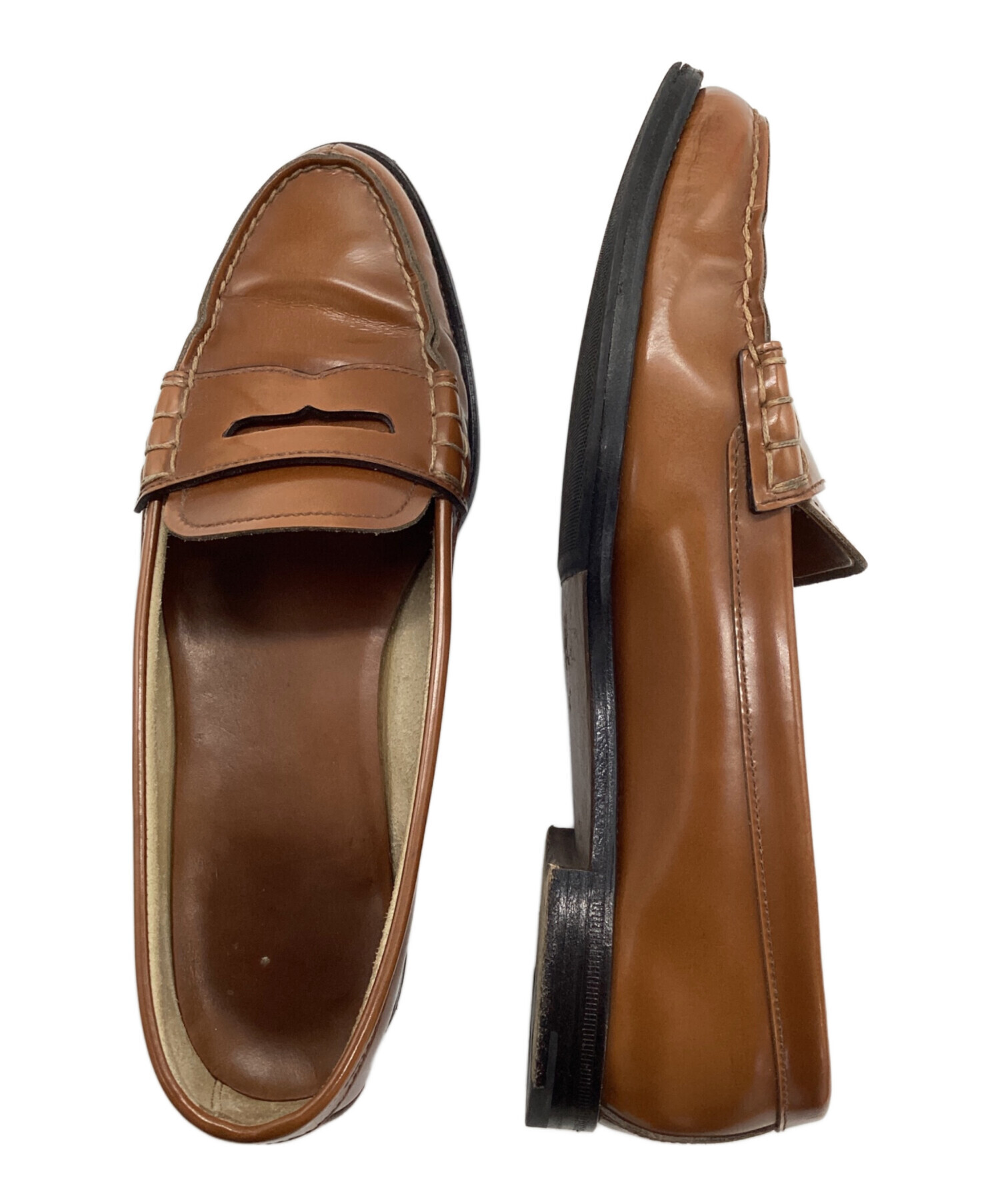 中古・古着通販】CHURCH'S (チャーチ) ローファー ブラウン サイズ:36