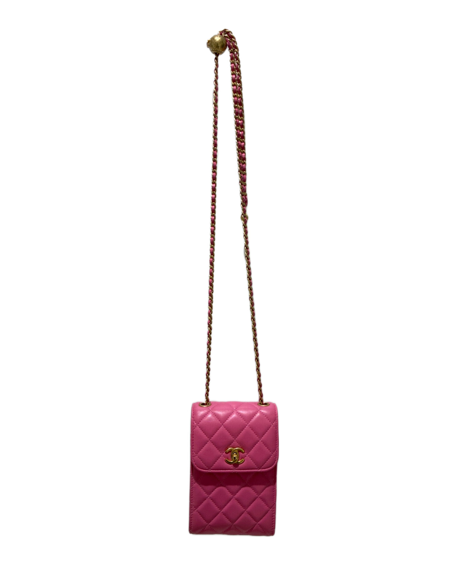 中古・古着通販】CHANEL (シャネル) チェーンショルダーフォンケース