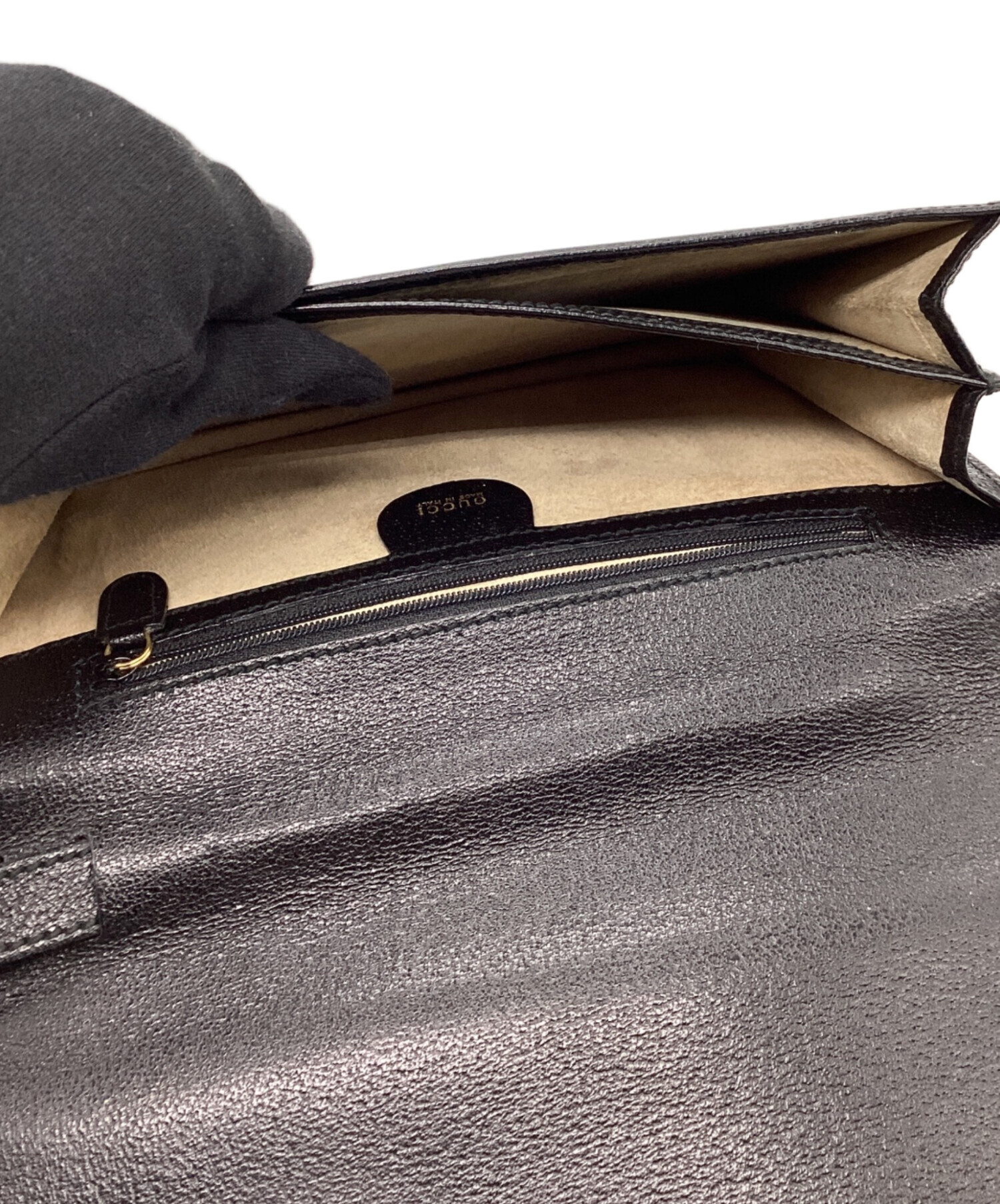 中古・古着通販】GUCCI (グッチ) クラッチバッグ ブラック｜ブランド