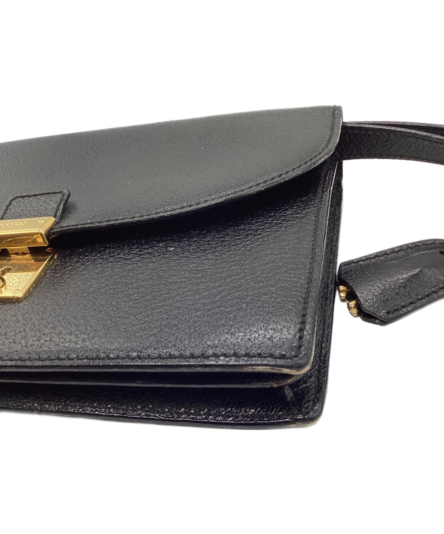 中古・古着通販】GUCCI (グッチ) クラッチバッグ ブラック｜ブランド