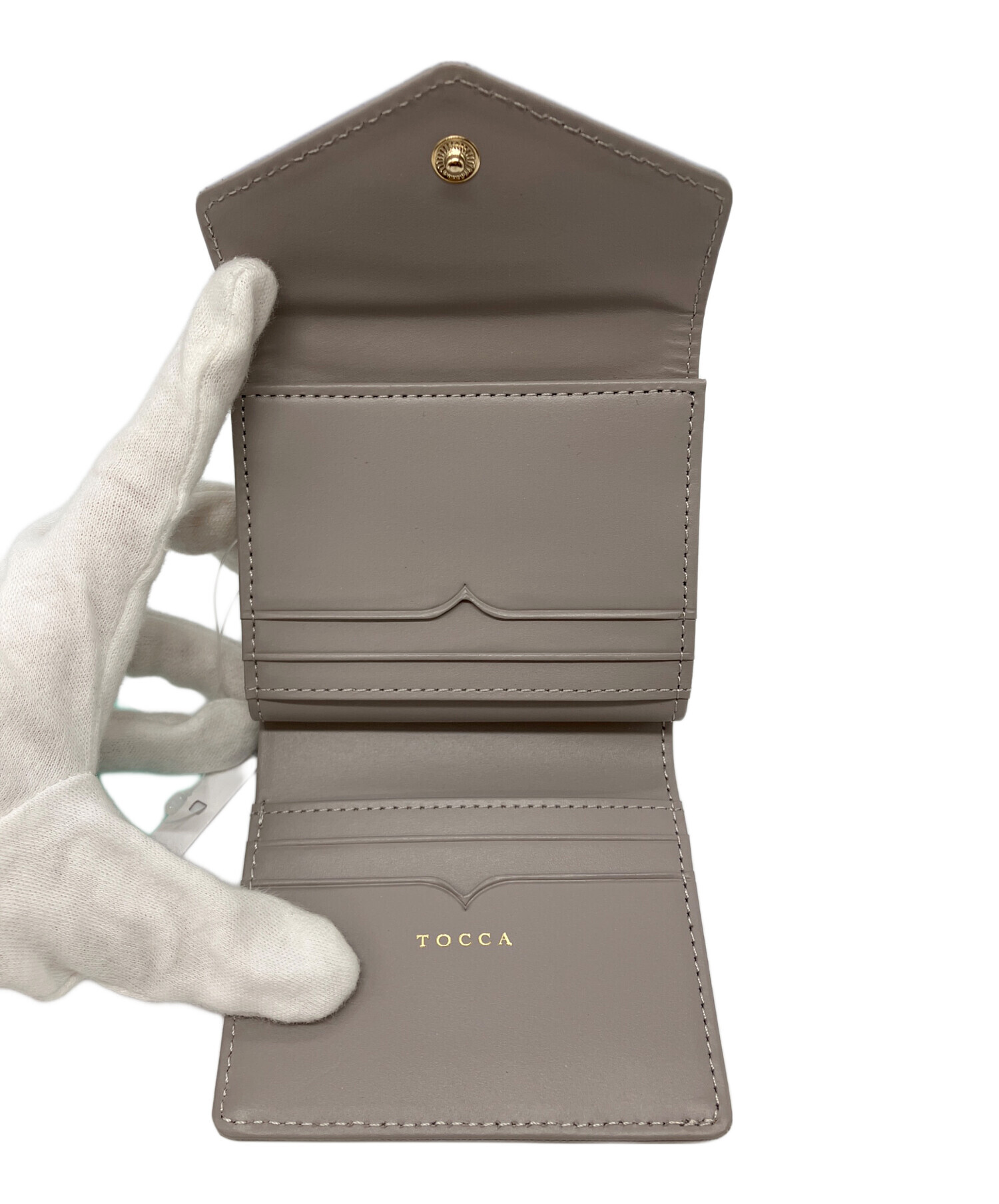 中古・古着通販】TOCCA (トッカ) LETTERA BIFOLD WALLET 財布 グレー