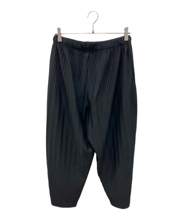 オムプリッセイッセイミヤケ　消しプリーツ　テーパードプリーツパンツ 中古・古着通販】HOMME PLISSE ISSEY MIYAKE (オム プリッセ イッセイ