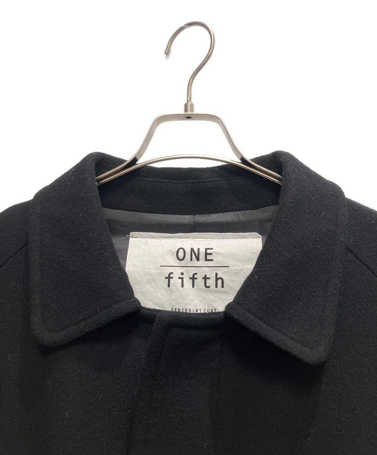 中古・古着通販】ONE FIFTH (ワンフィフス) ウールジャケット ブラック