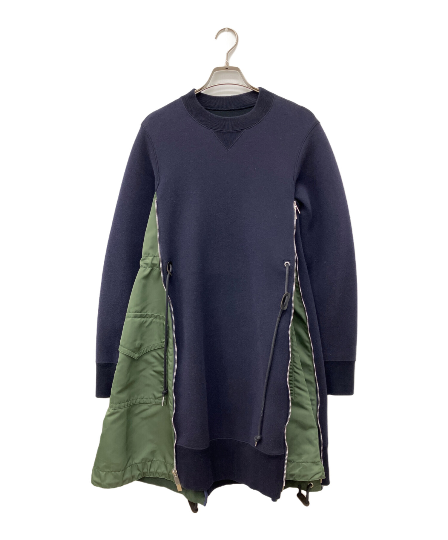 中古・古着通販】sacai (サカイ) Sponge Sweat x Nylon Twill Dress