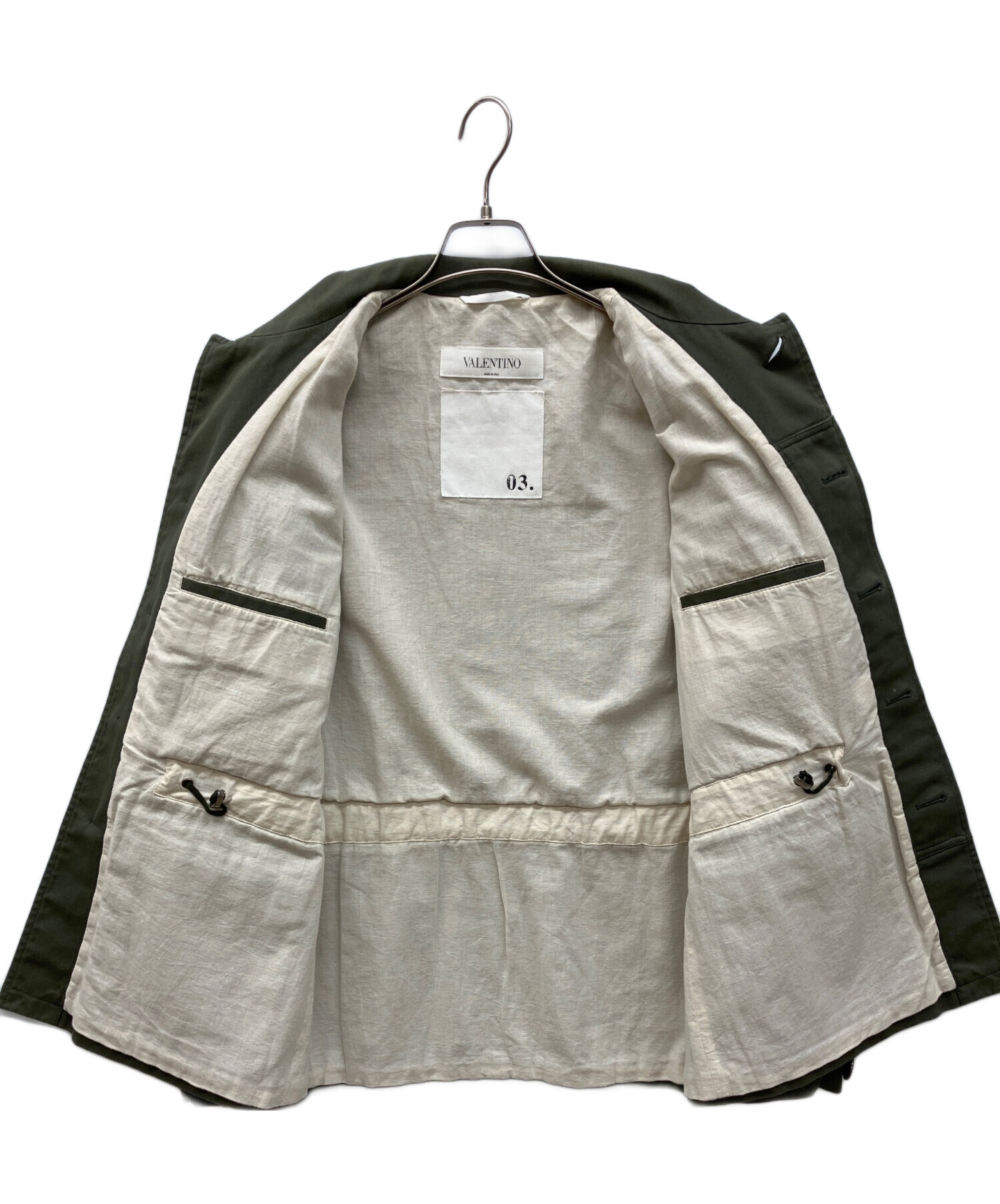 中古・古着通販】VALENTINO (ヴァレンティノ) スタッズミリタリー 