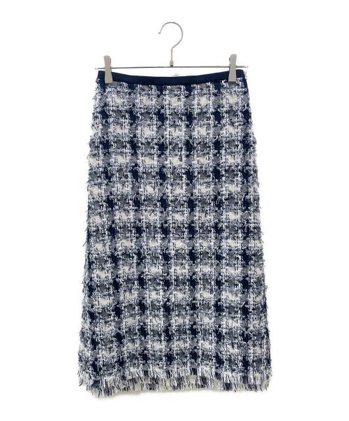 Drawer ドゥロワー ツイード スカート 中古・古着通販】DRAWER (ドゥロワー) ツイードチェックスカート