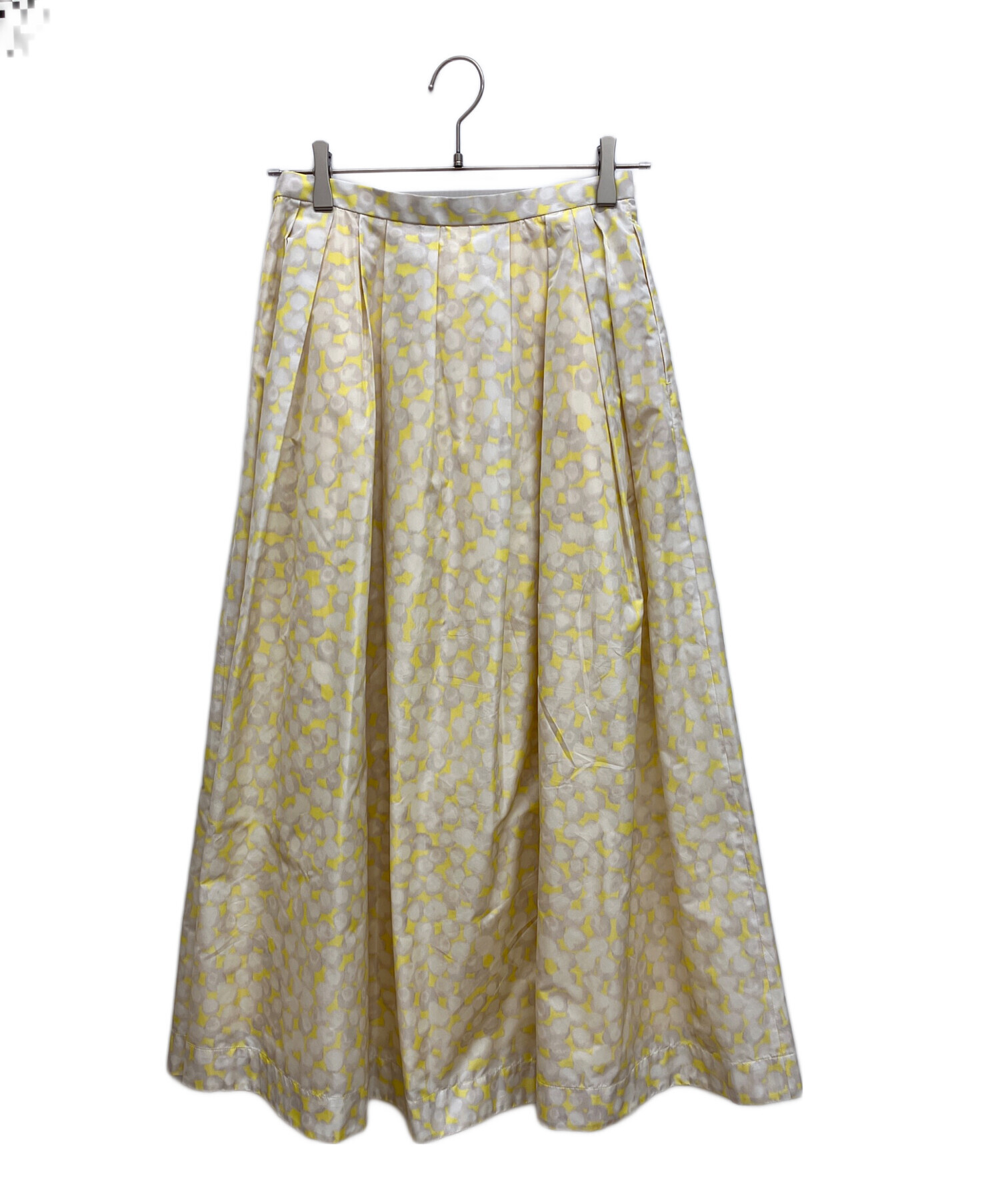 中古・古着通販】Drawer (ドゥロワー) シルク混 総柄 ドット ロング