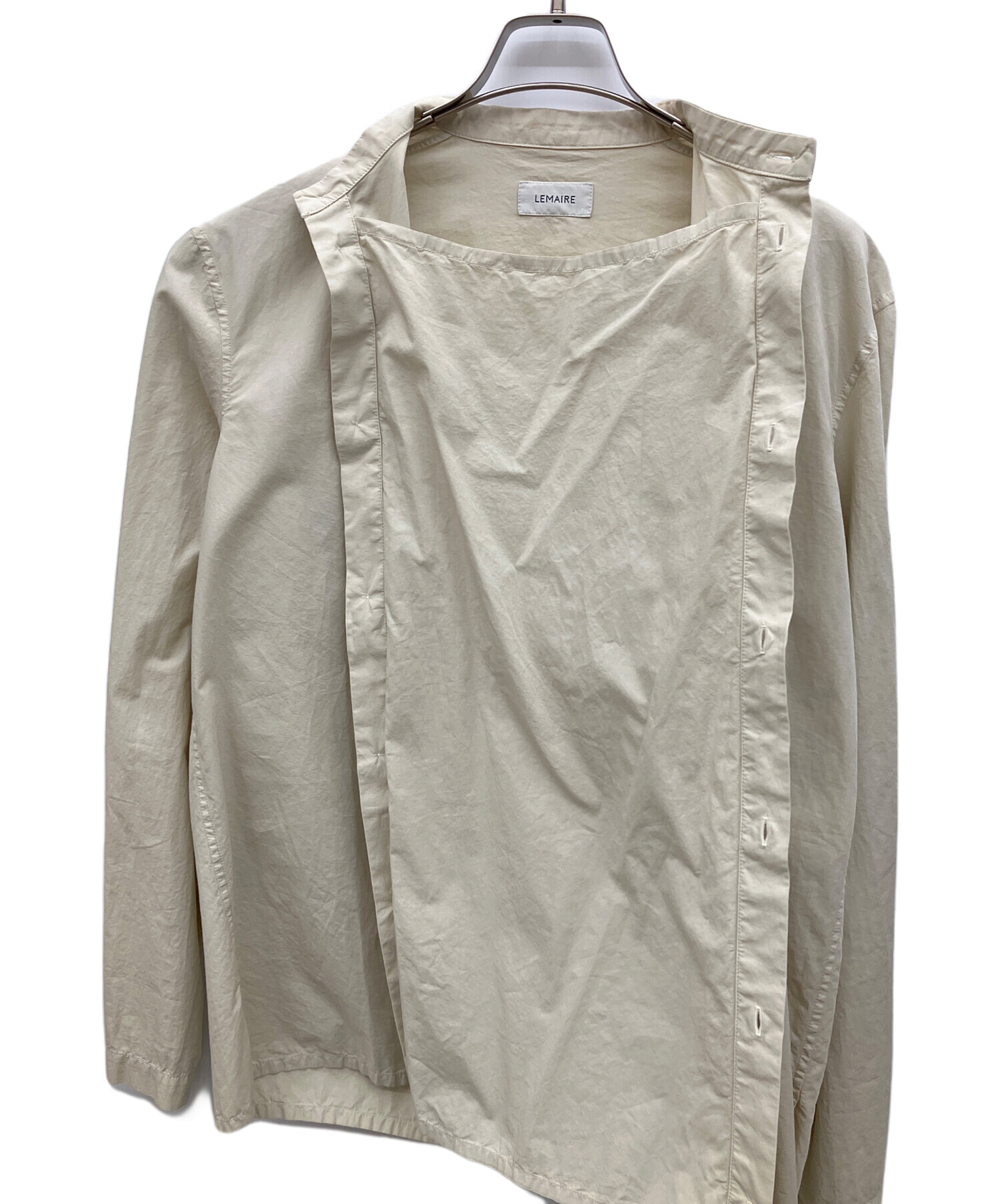 中古・古着通販】LEMAIRE (ルメール) LONG SLEEVE BLOUSE TOP PELICAN 