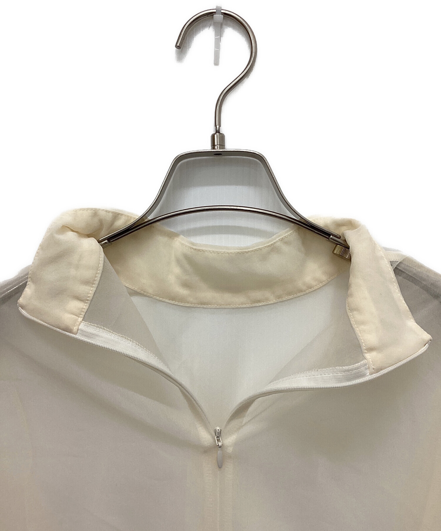 中古・古着通販】MURRAL (ミューラル) Scenery embroidery sheer top 
