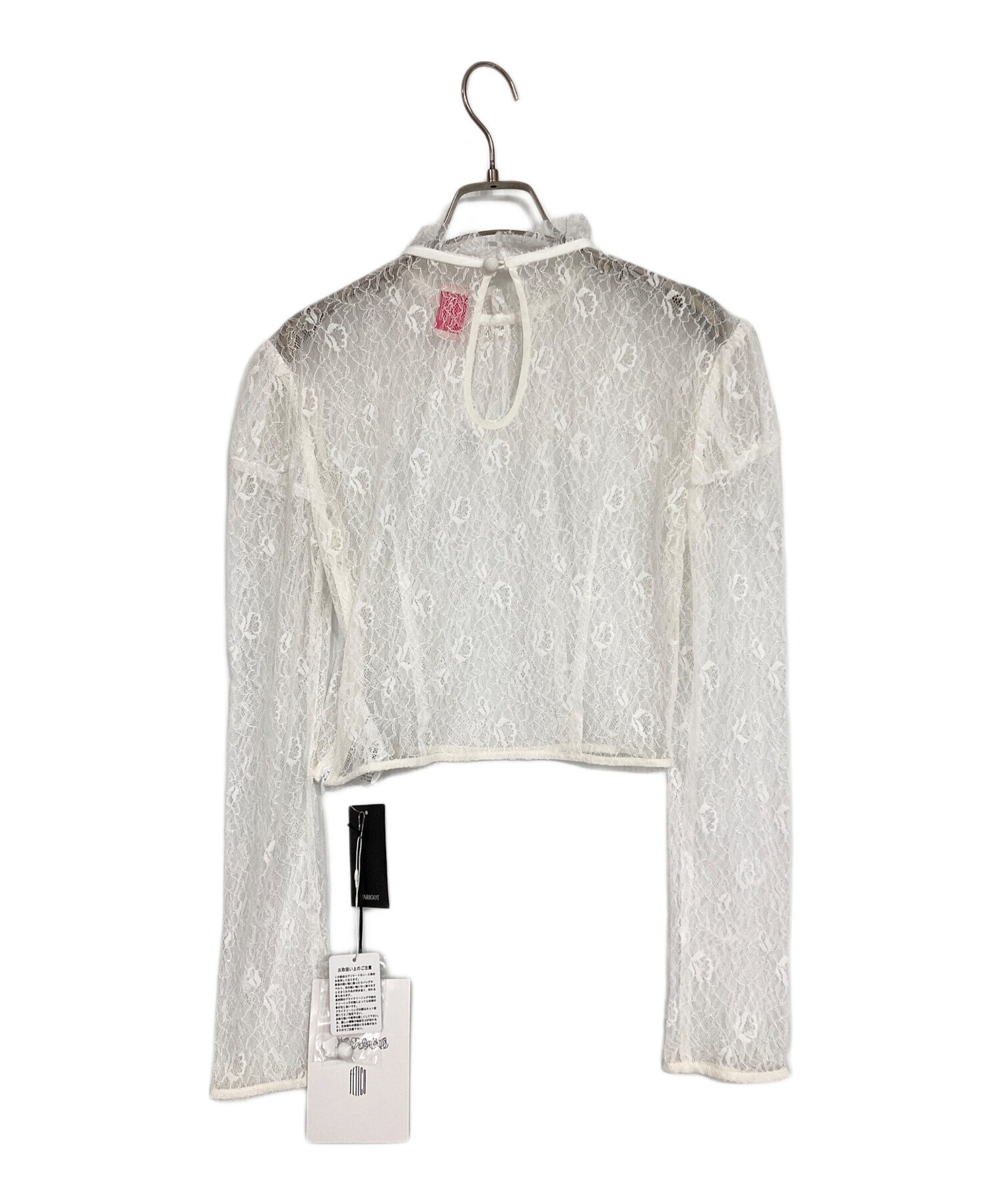 fetico レースシャツ 中古・古着通販】FETICO (フェティコ) LACE SHEER TOP/レース