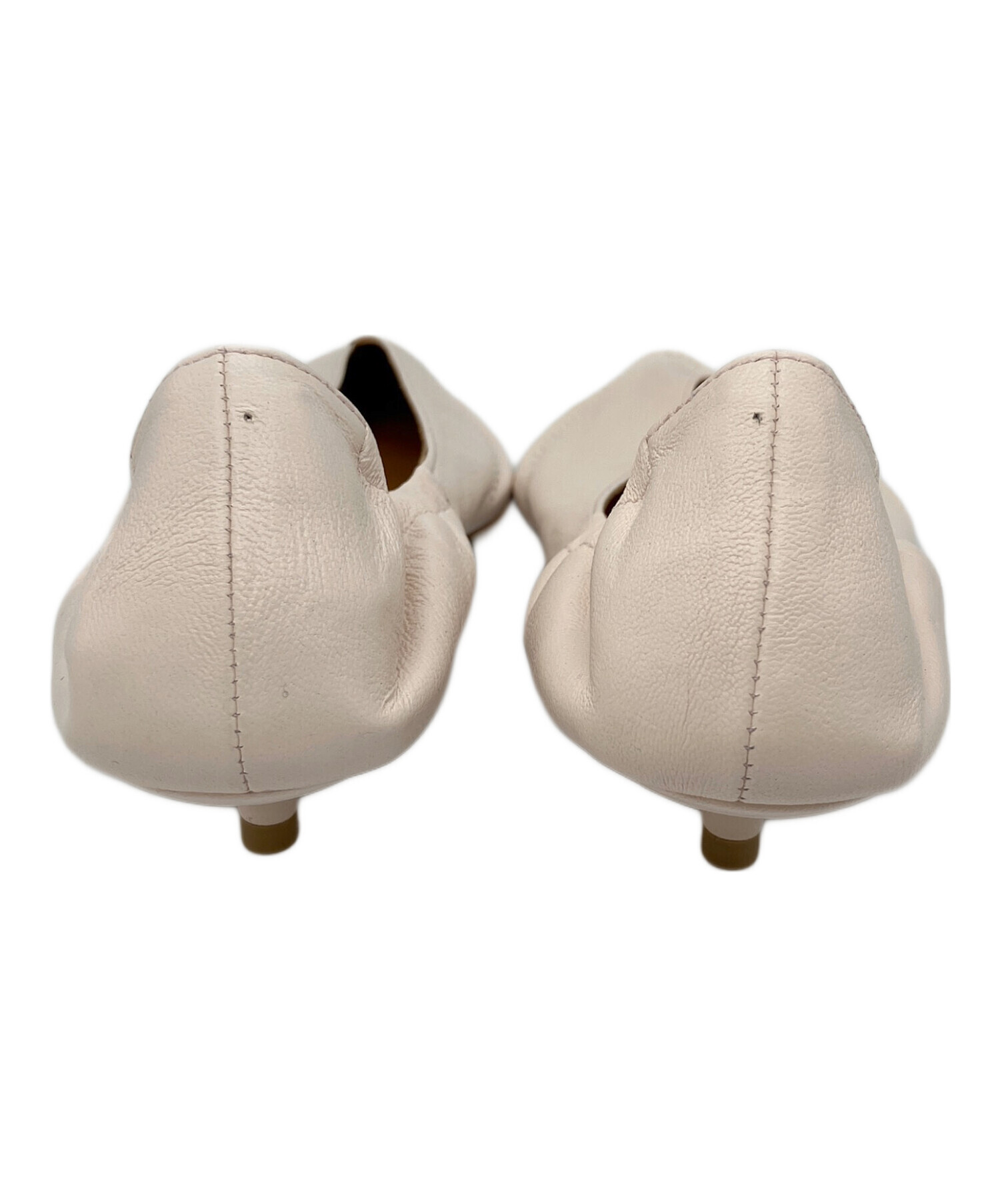 ✨新品未使用✨PIPPICHICピッピシック　バックル　レザー　ベージュ　完売品 中古・古着通販】Pippichic (ピッピシック) TIP Stitch レザーシューズ