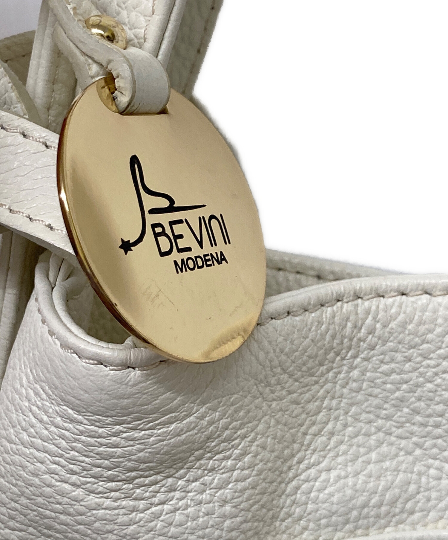 中古・古着通販】bevini (ベヴィニ) トートバッグ ホワイト｜ブランド 