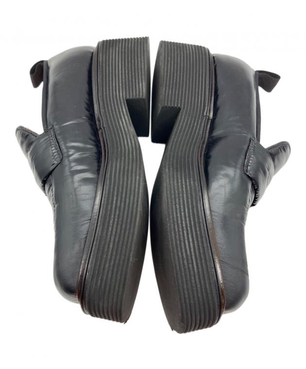 値下げ未使用品ＭＡＲＮＩローファー 中古・古着通販】MARNI (マルニ) スクエアトゥローファー ブラック