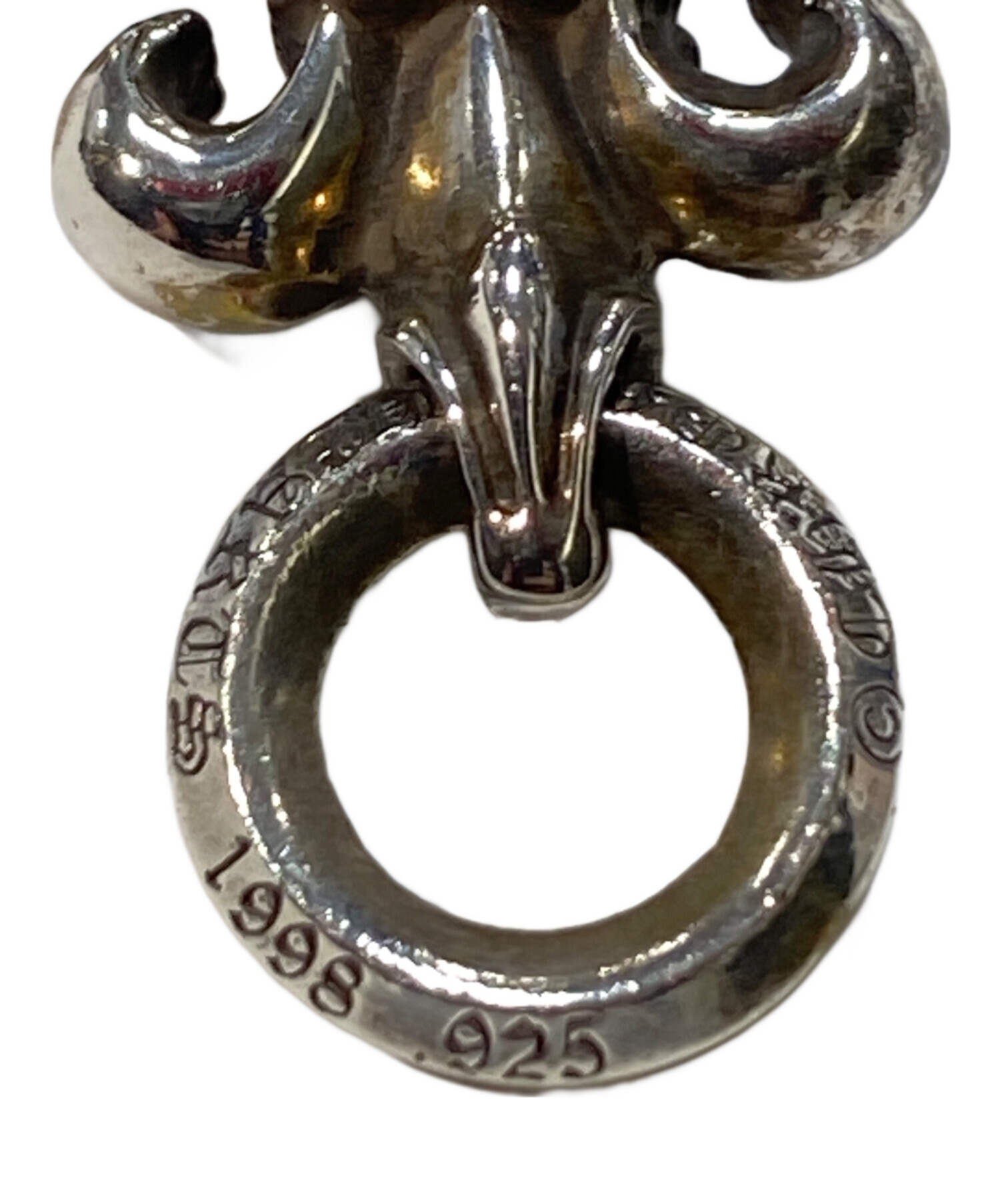 クロムハーツ CHROME HEARTS BSフレア コンチョ シルバー925 シルバー925 フレア コンチョ ヘアゴム ヘアバンド ブレス 検) クロム