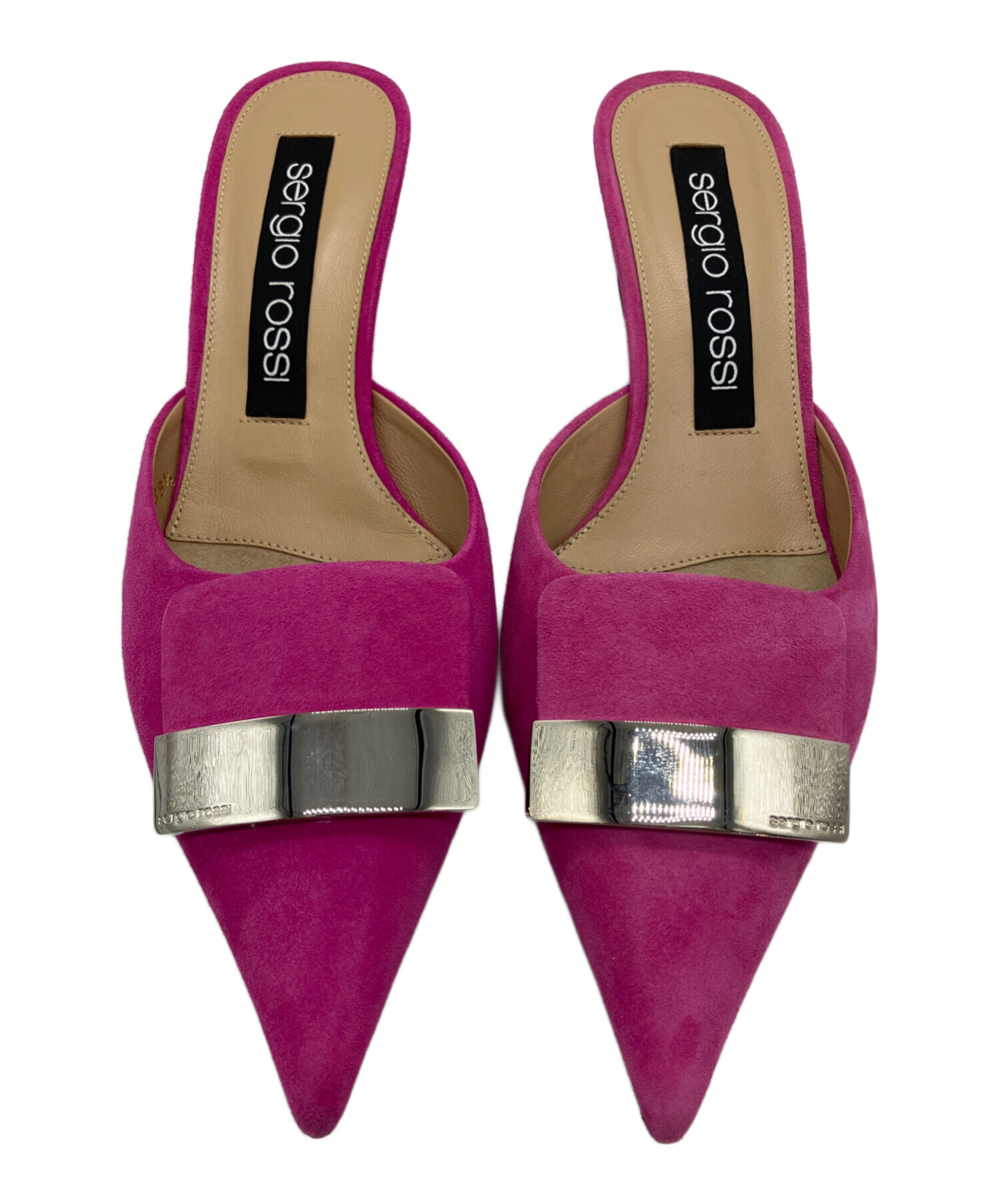 中古・古着通販】sergio rossi (セルジオロッシ) ミュール ピンク