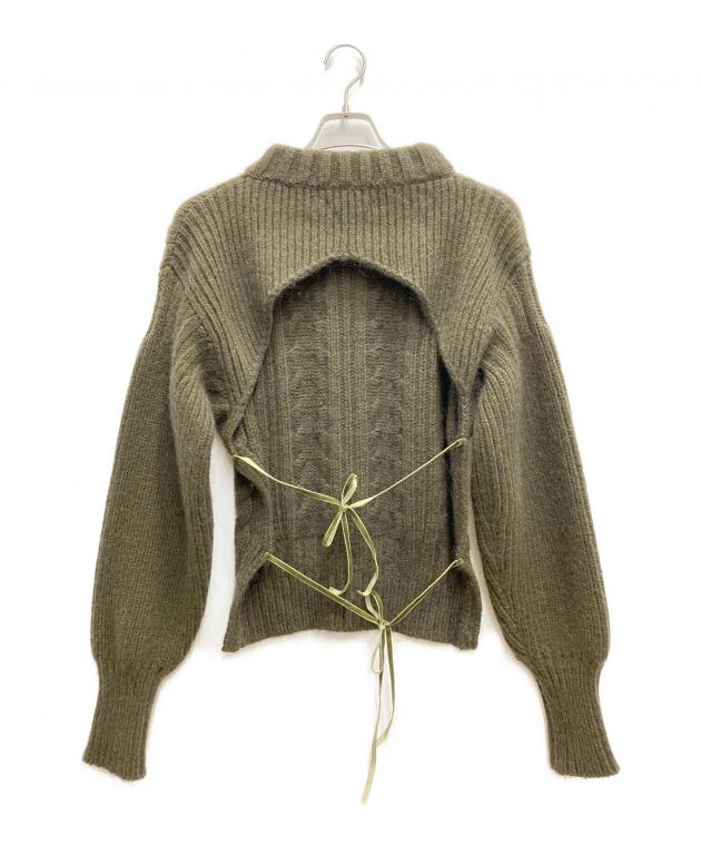 24日まで　セシリーバンセン　cecilie bahnsen ニット 中古・古着通販】CECILIE BAHNSEN (セシリーバンセン) オープンバック