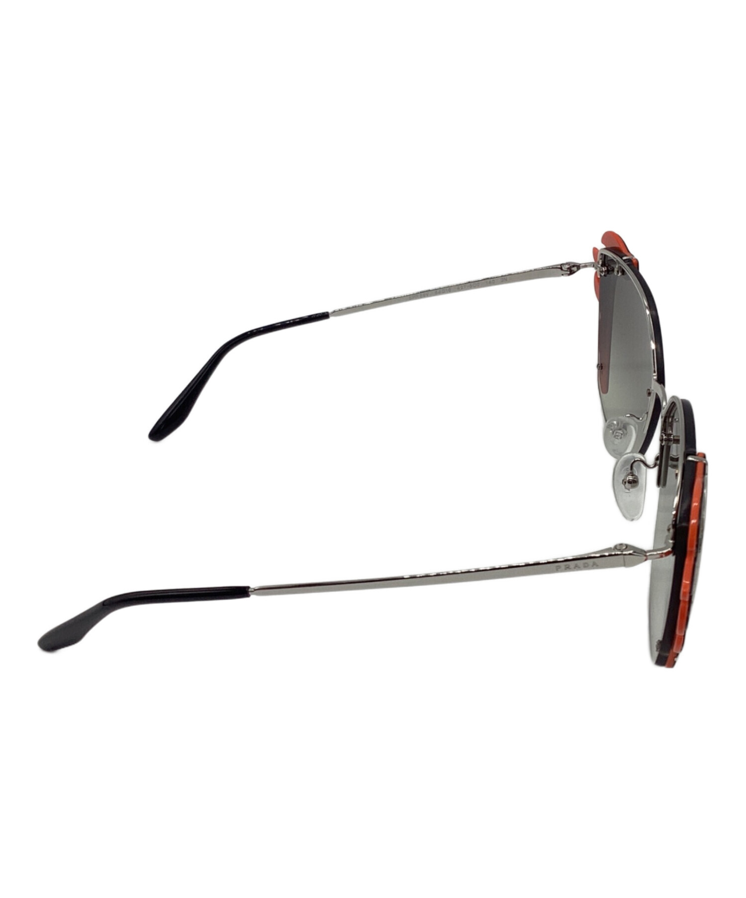 【イオン広店】 中古 PRADA | プラダ サングラス SPR59V シルバー 【135】 PRADA - 【イオン広店】 中古 PRADA | プラダ サングラス SPR59V