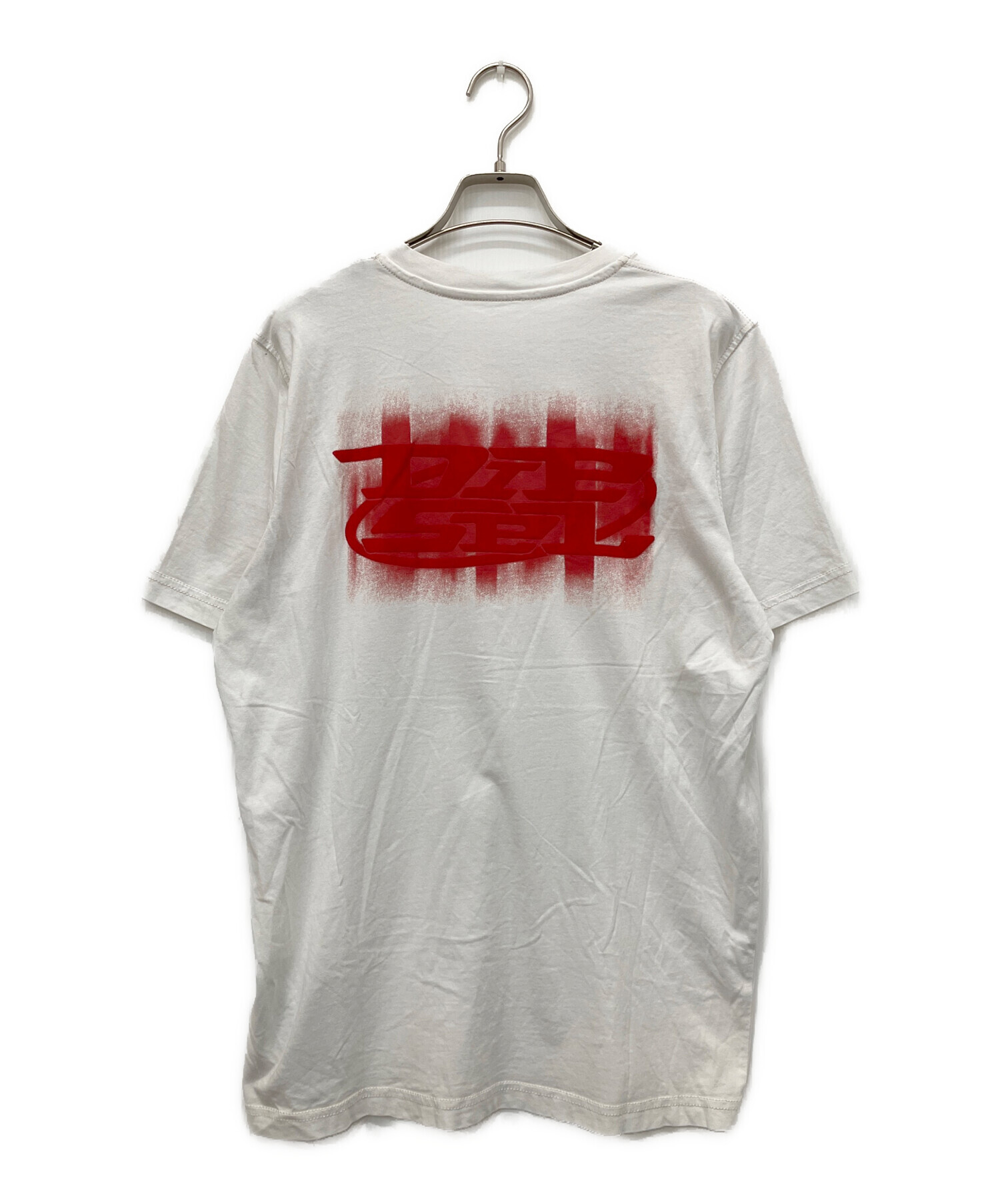 中古・古着通販】DIESEL (ディーゼル) プリントTシャツ ホワイト