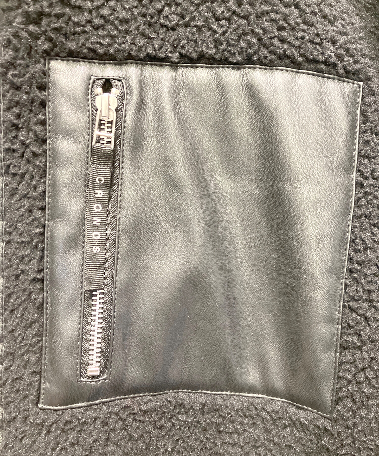中古・古着通販】CRONOS (クロノス) Boa fleece jacket ブラック 