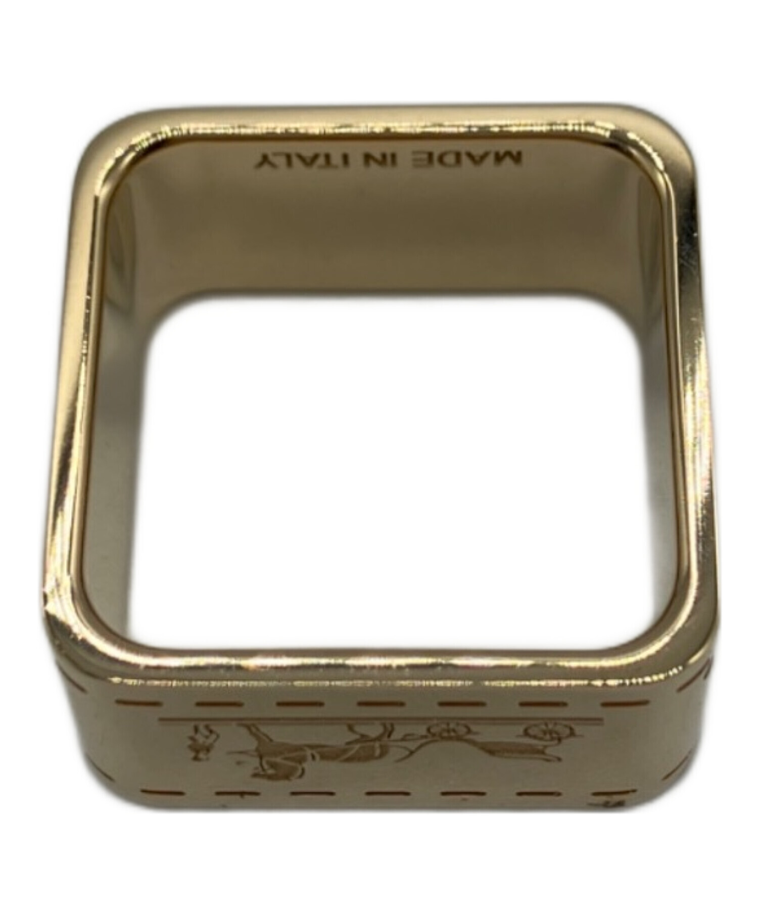 中古・古着通販】HERMES (エルメス) スカーフリング 90 ゴールド