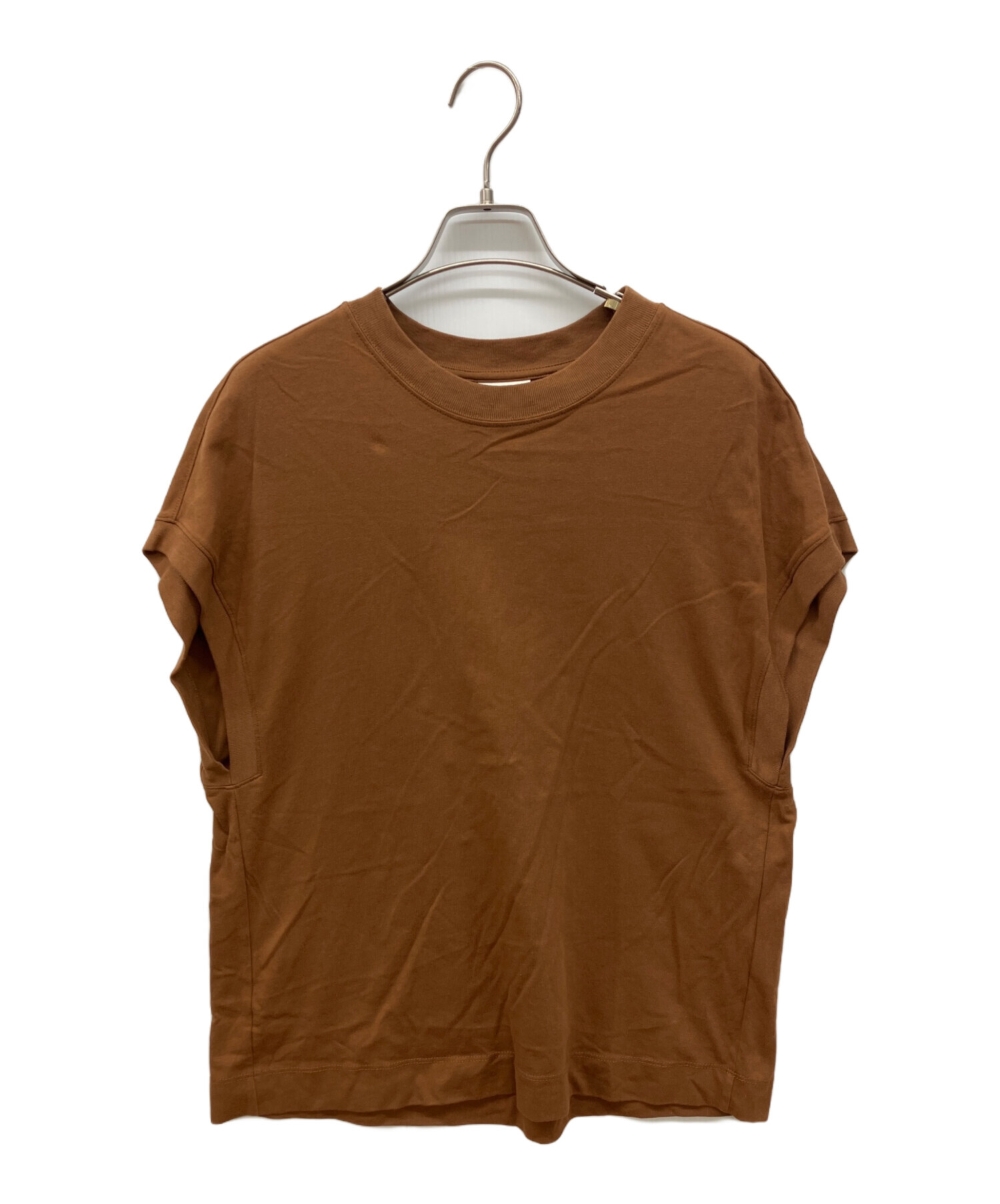 DRIES VAN NOTEN ノースリカットソー　タンクトップ ベージュ 中古・古着通販】DRIES VAN NOTEN (ドリスヴァンノッテン