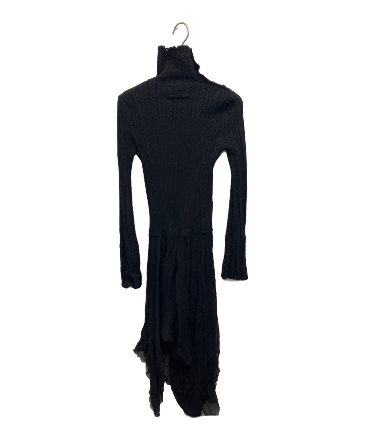 レア　ジュニアゴルチェ シャツワンピース　アンサンブル黒レース レア ジュニアゴルチェ シャツワンピース アンサンブル黒レース