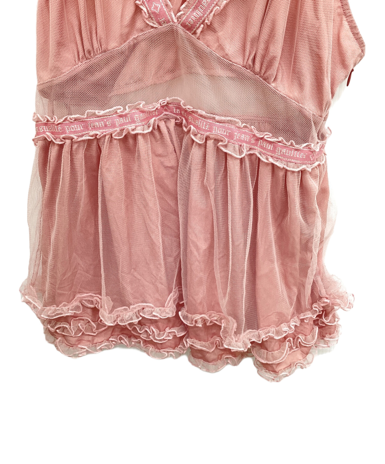 Jean Paul Gaultier シースルーキャミソール 40 中古・古着通販】Jean Paul GAULTIER (ジャンポールゴルチェ) メッシュ