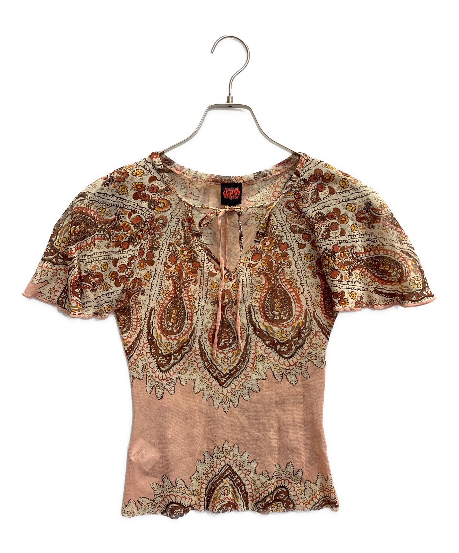 R*様 jeanpaul gaultierゴルチェ パワーネット　トップス　カー 中古・古着通販】Jean Paul GAULTIER (ジャンポールゴルチェ) 総柄