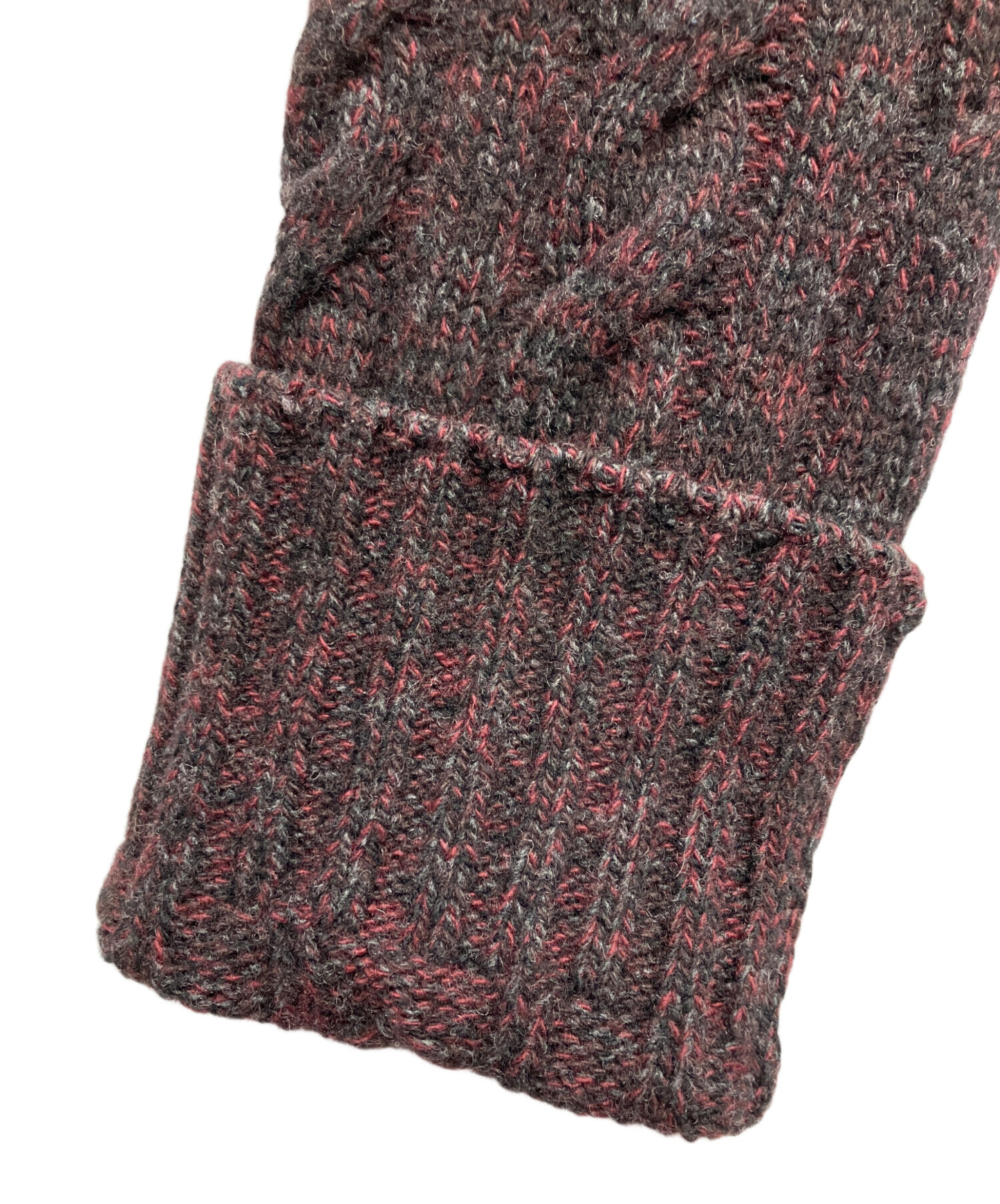 中古・古着通販】PRADA (プラダ) カシミヤ混ケーブルニット パープル