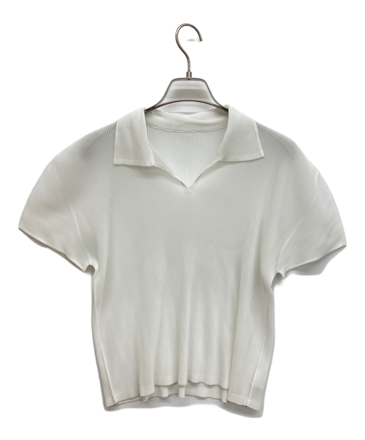PLEATS PLEASE プリーツ ポロシャツ 3 中古・古着通販】PLEATS PLEASE (プリーツプリーズ) プリーツ