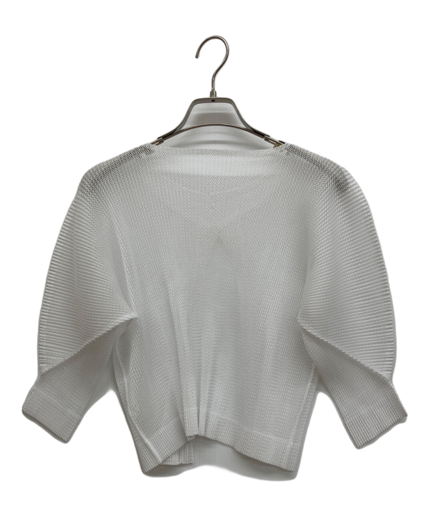 プリーツプリーズPLEATS PLEASEメッシュカーディガン