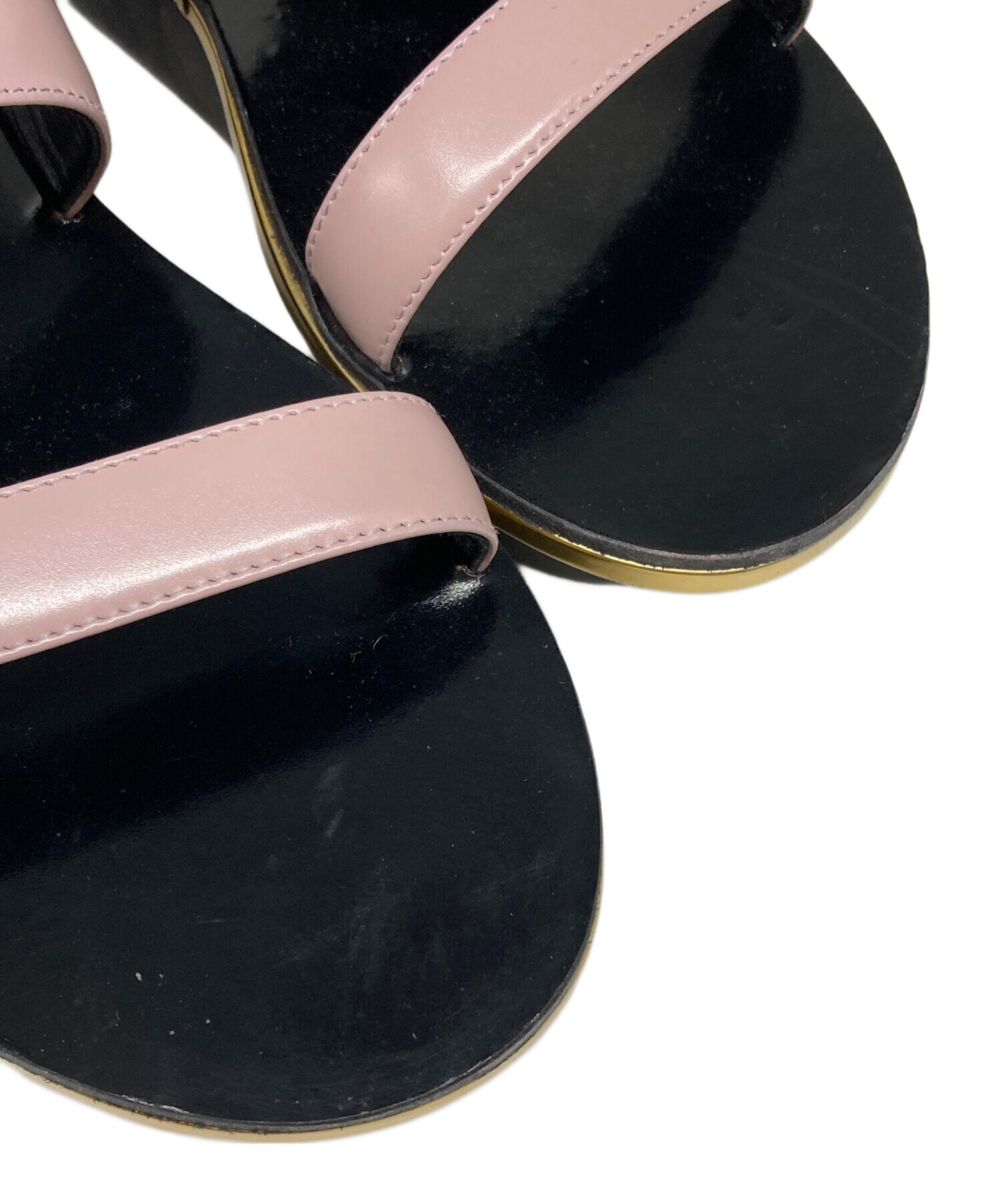 中古・古着通販】MARNI (マルニ) 厚底サンダル ピンク サイズ:39