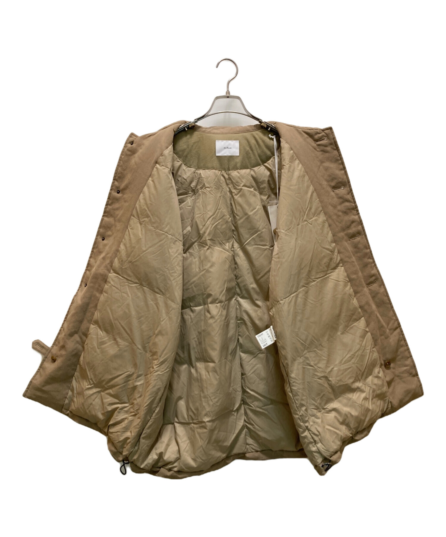 中古・古着通販】miffew (ミフュー) ワイドスクエアバルマカーンダウン