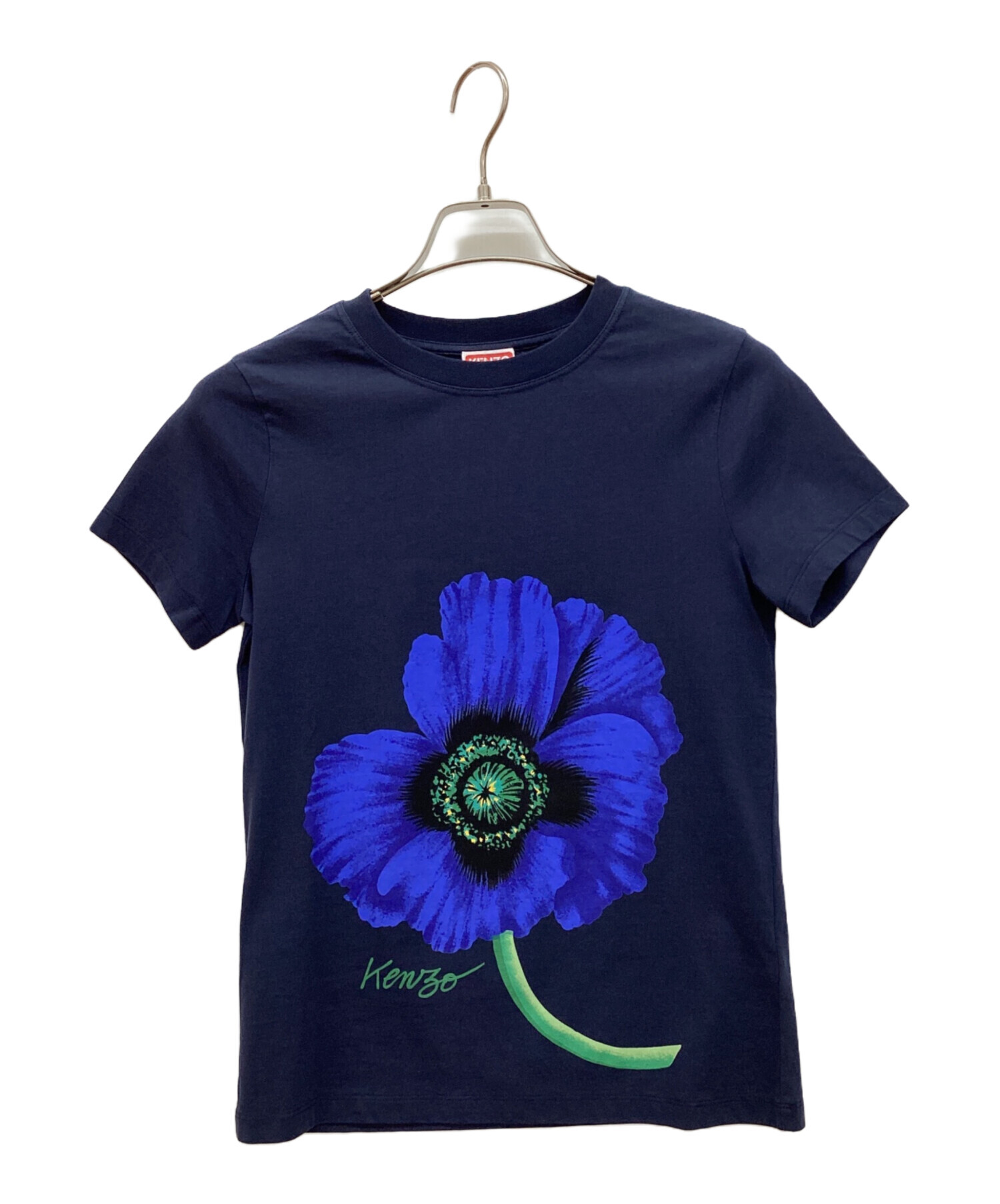 オーバサイズ】KENZO 象プリントケンゾー エレファント Tシャツ 青