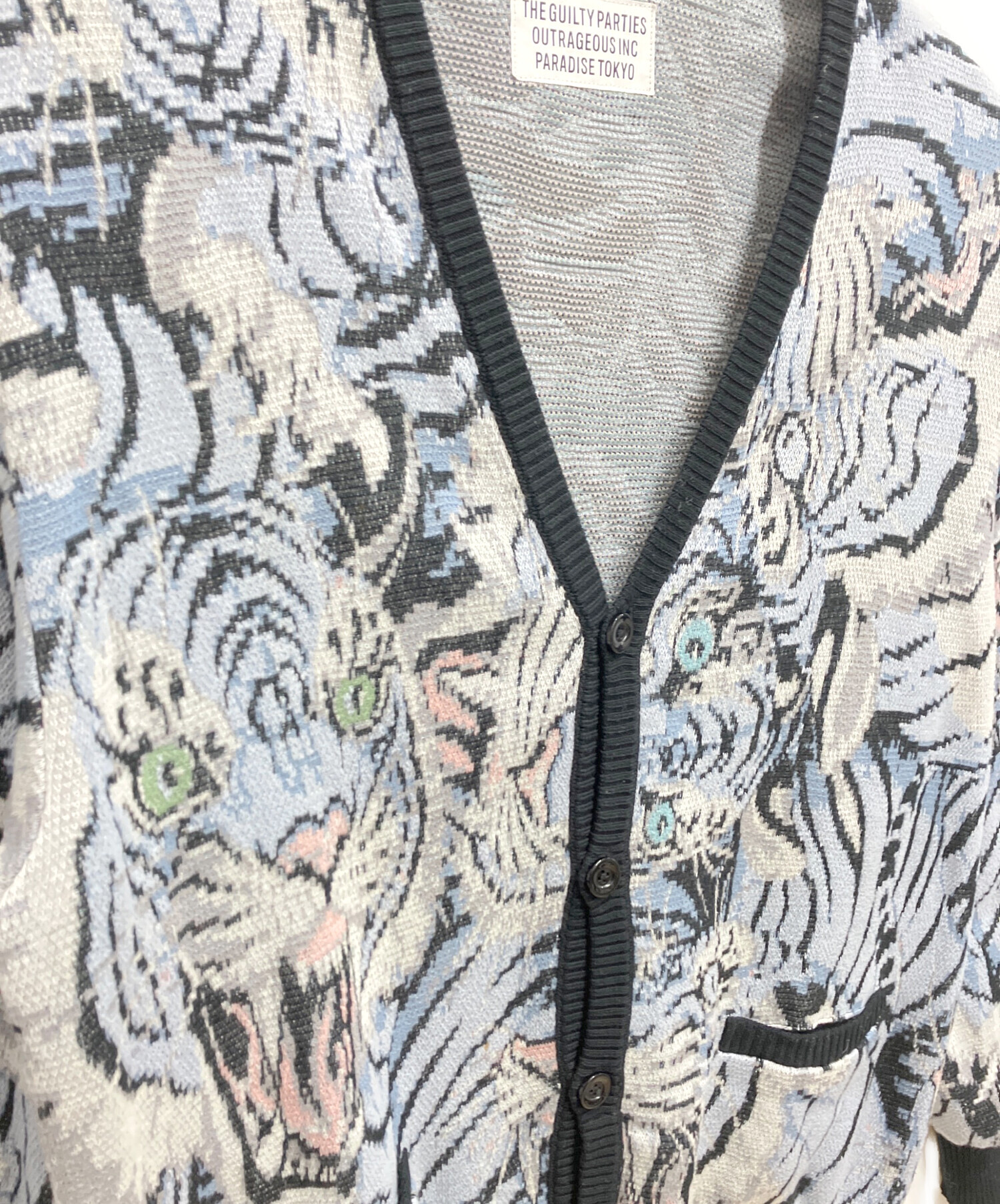 中古・古着通販】WACKO MARIA (ワコマリア) 百虎 ニットカーディガン