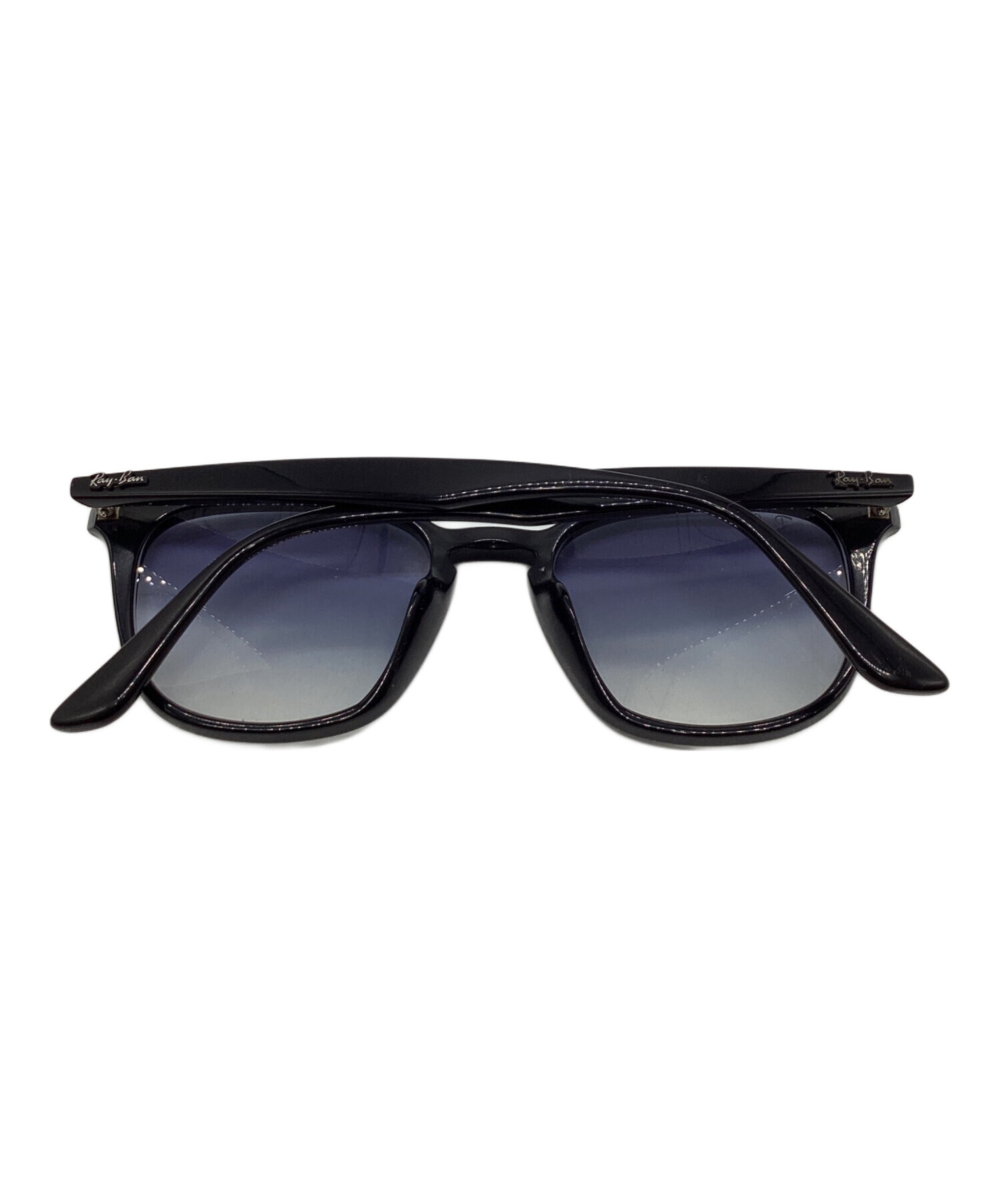 中古・古着通販】RAY-BAN (レイバン) サングラス ブラック×ブルー 