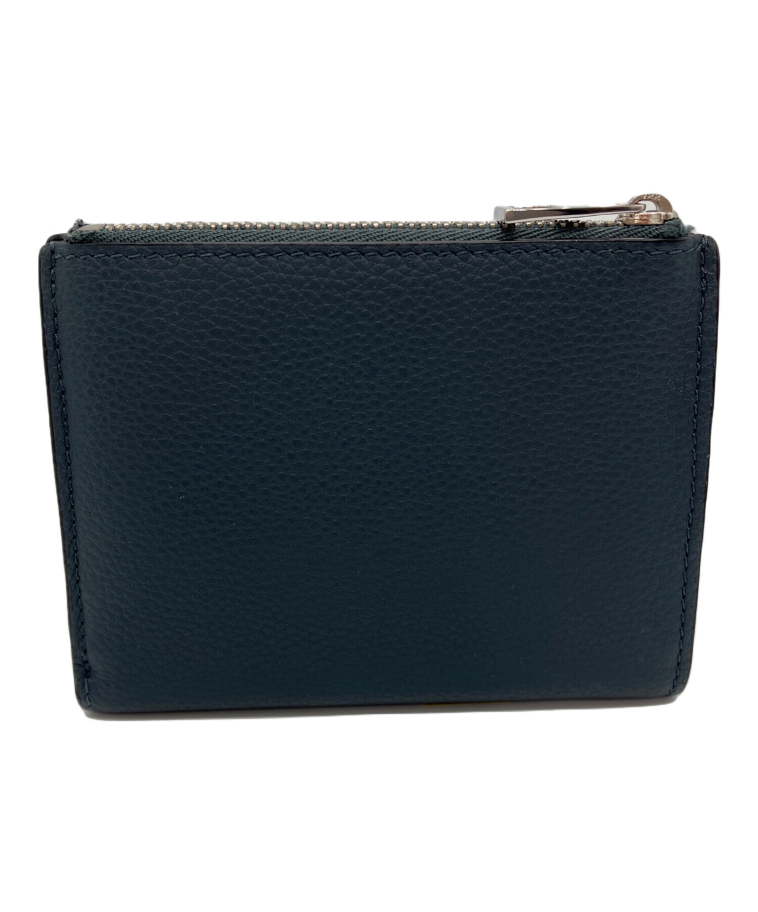 中古・古着通販】LOEWE (ロエベ) スリムコンパクトウォレット ネイビー 