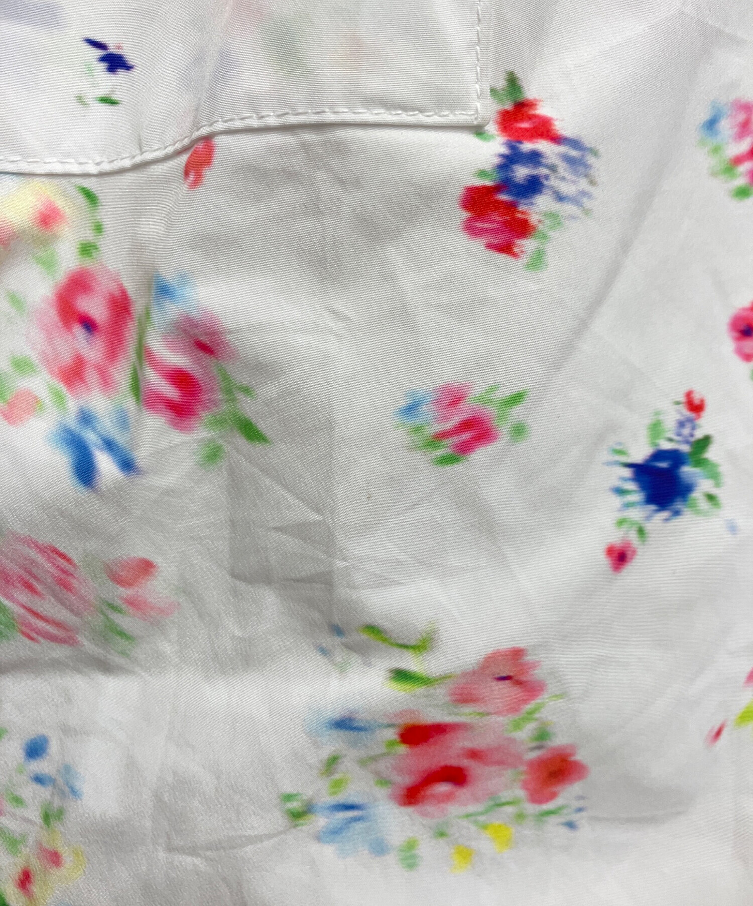 中古・古着通販】POPPY (ポピー) FLORAL WAVE CARGO PANTS ホワイト