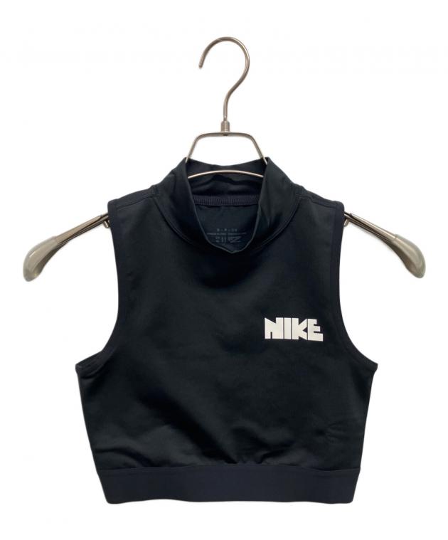 Nike Sacai SS Top Black サカイショートスリーブトップ　Ｓ 中古・古着通販】NIKE (ナイキ) sacai (サカイ) クロップ トップ