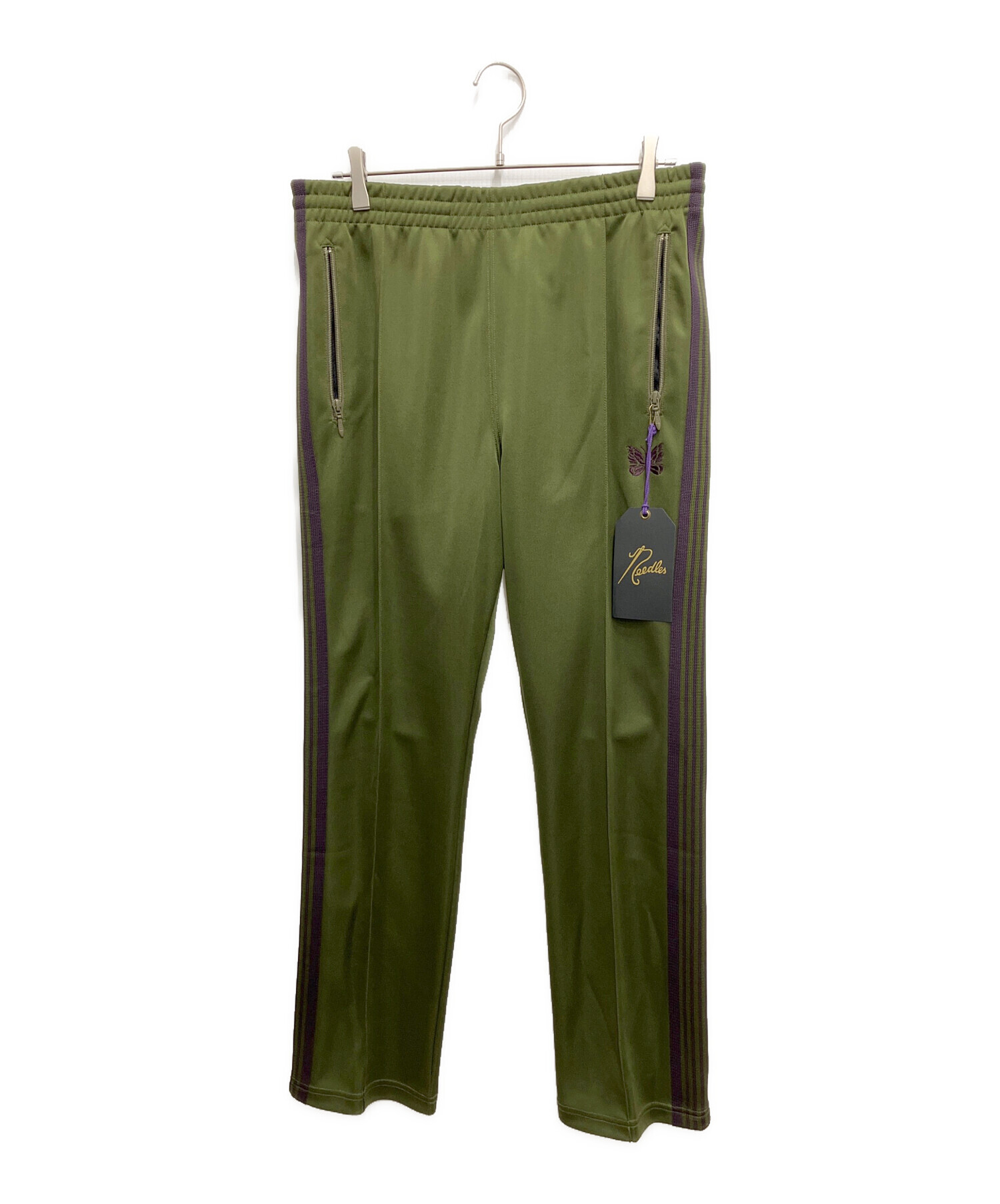 Ｍサイズ／ナロートラックパンツ　パープル　ミントグリーン Mサイズ／ナロートラックパンツ パープル ミントグリーン needles
